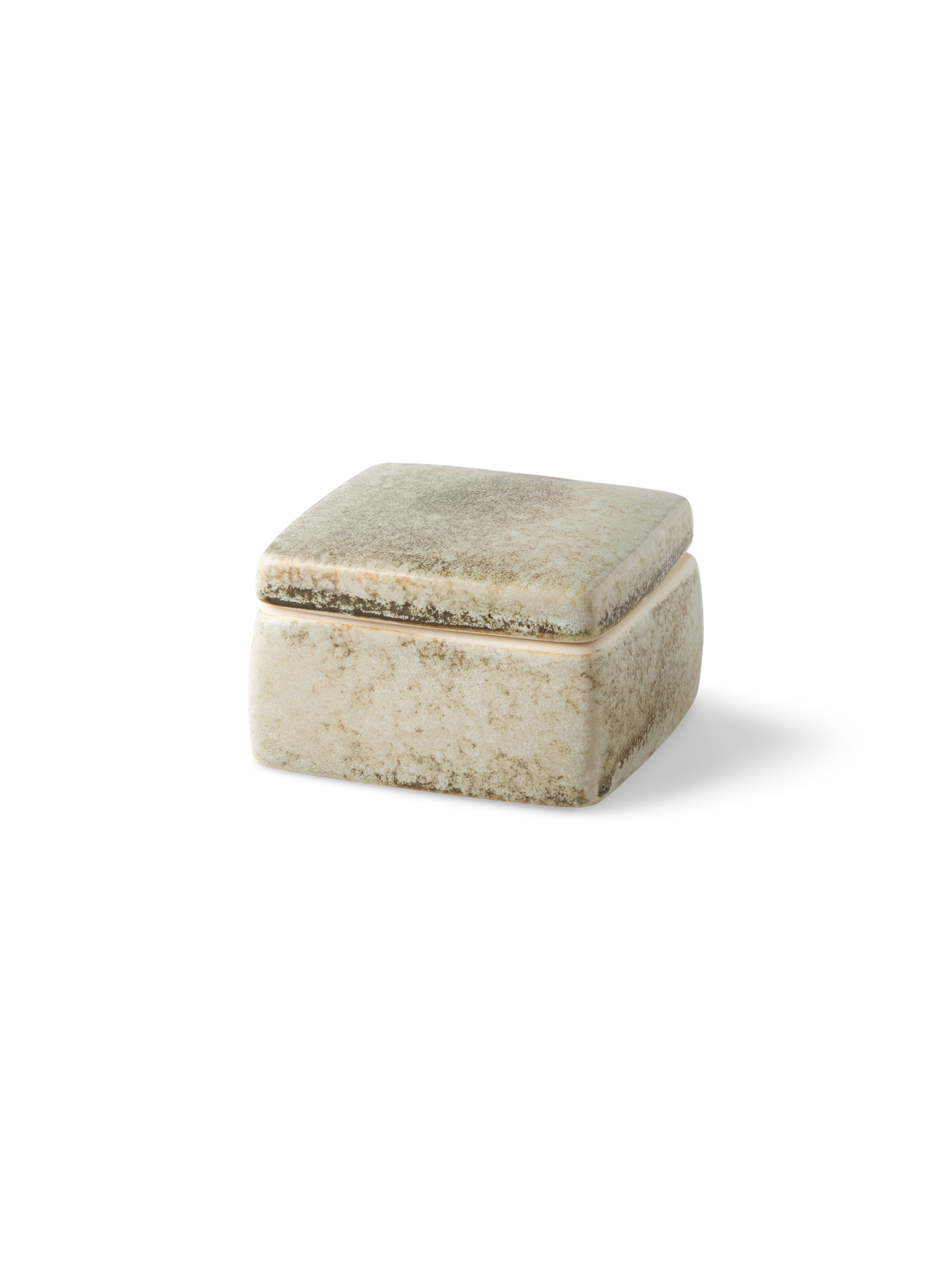 Decorative jar Ceramic. 7.5 x 7.5 x 4.5 cm.