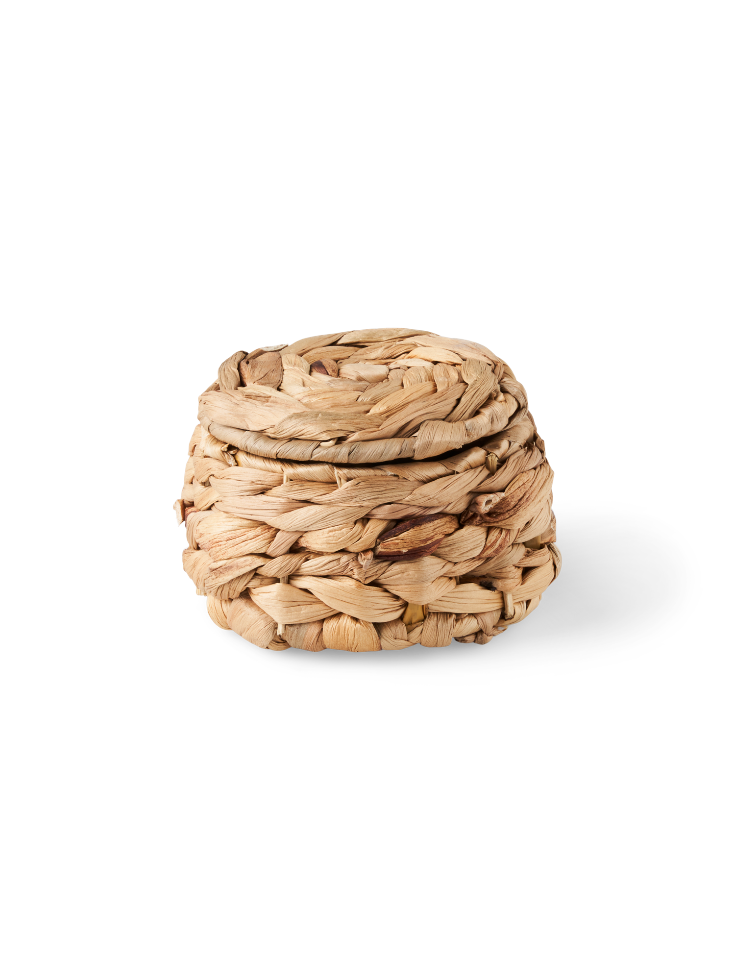 Basket Water hyacinth. Ø12 x 6.5 cm.