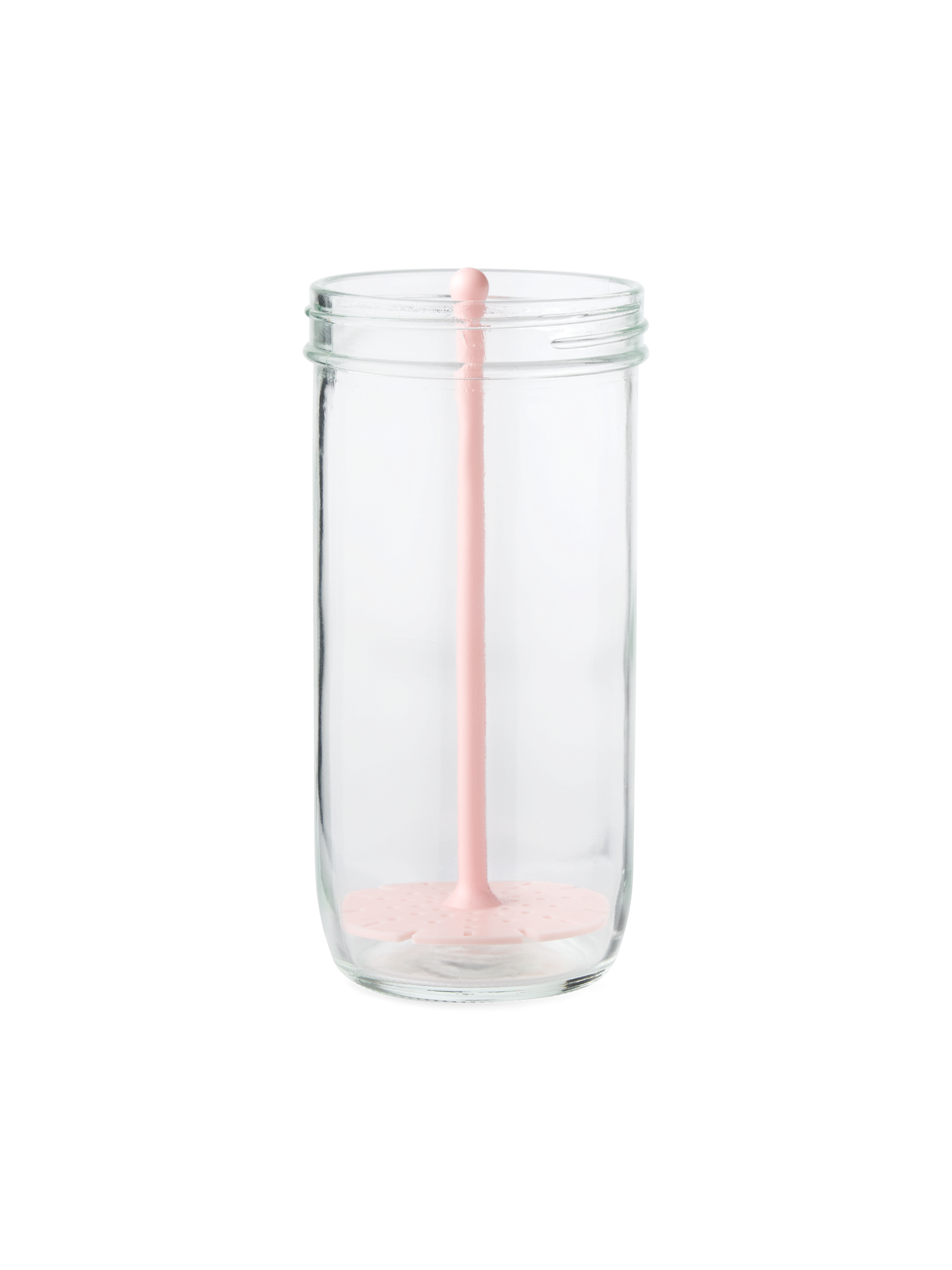 Glass jar with sieve 750 ml.