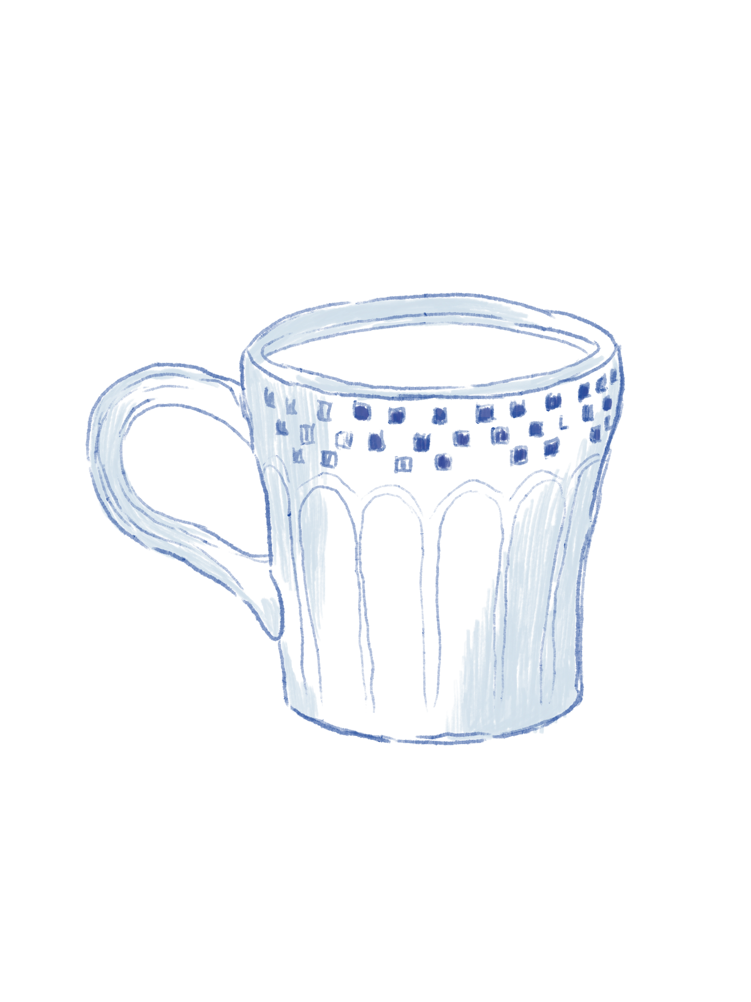 Mug Stoneware. Ø9.1 x 8 cm.