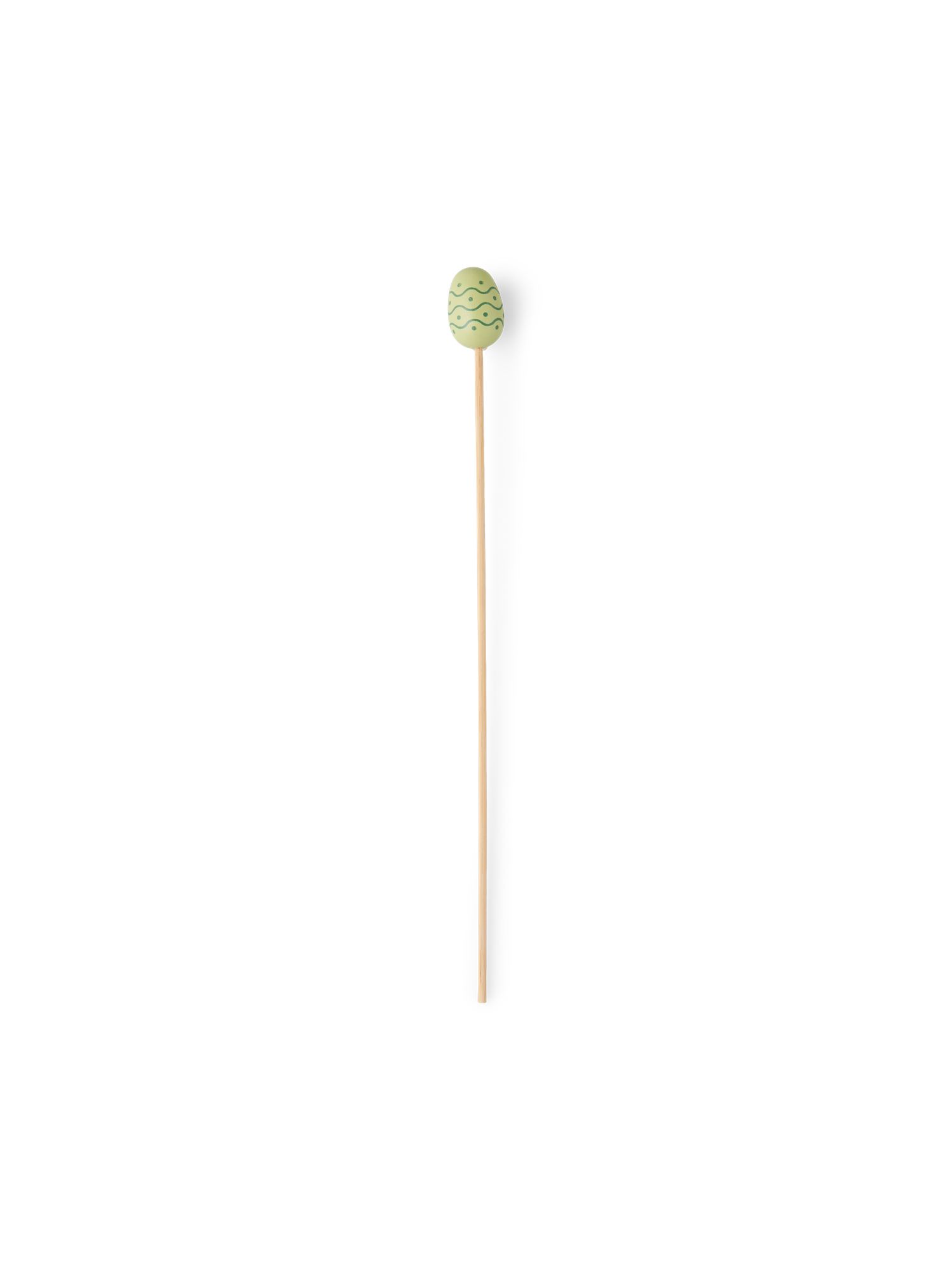 Egg on stick Poplar wood. 25 cm.