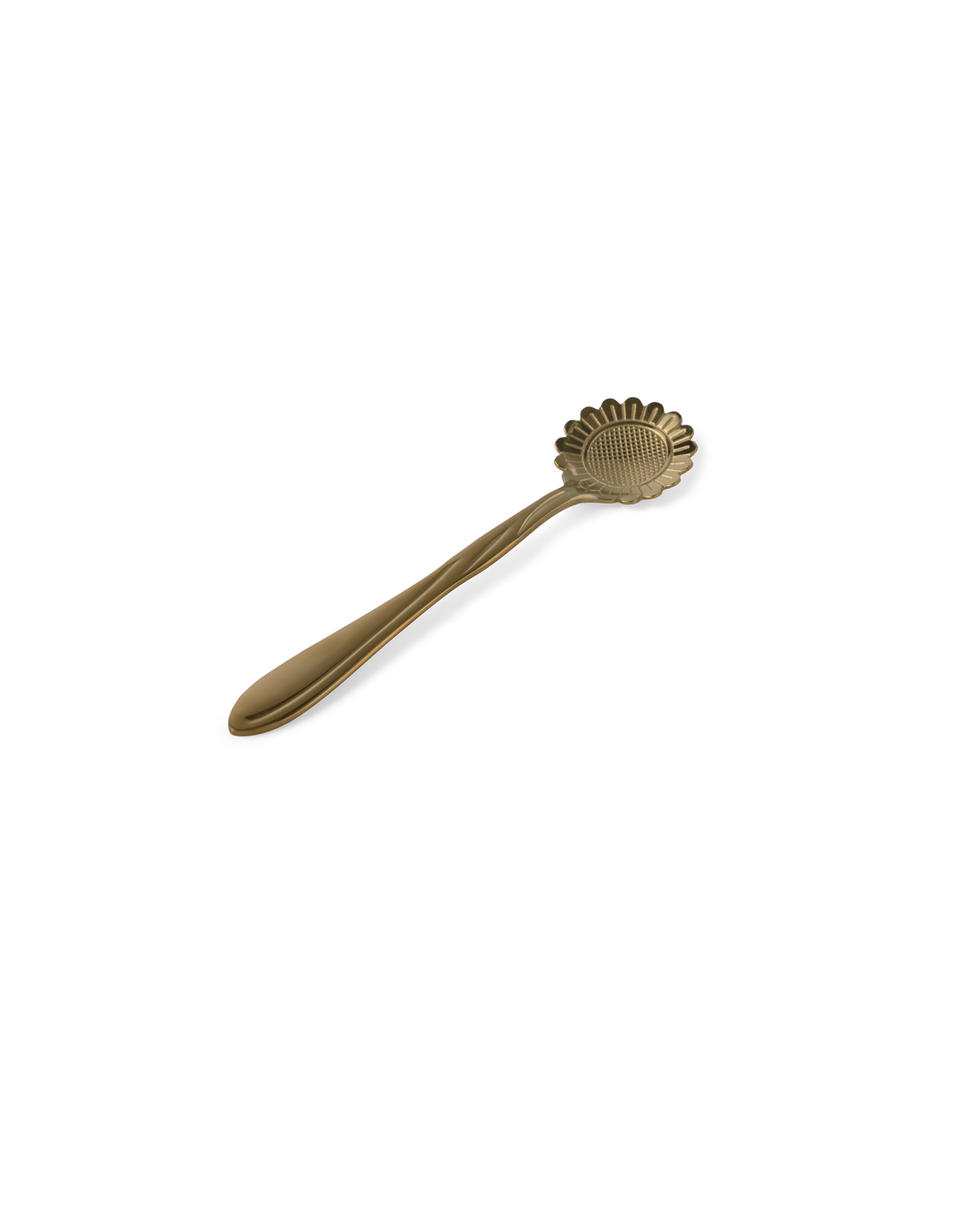 Sunflower spoon Stainless steel. 12.8 cm.