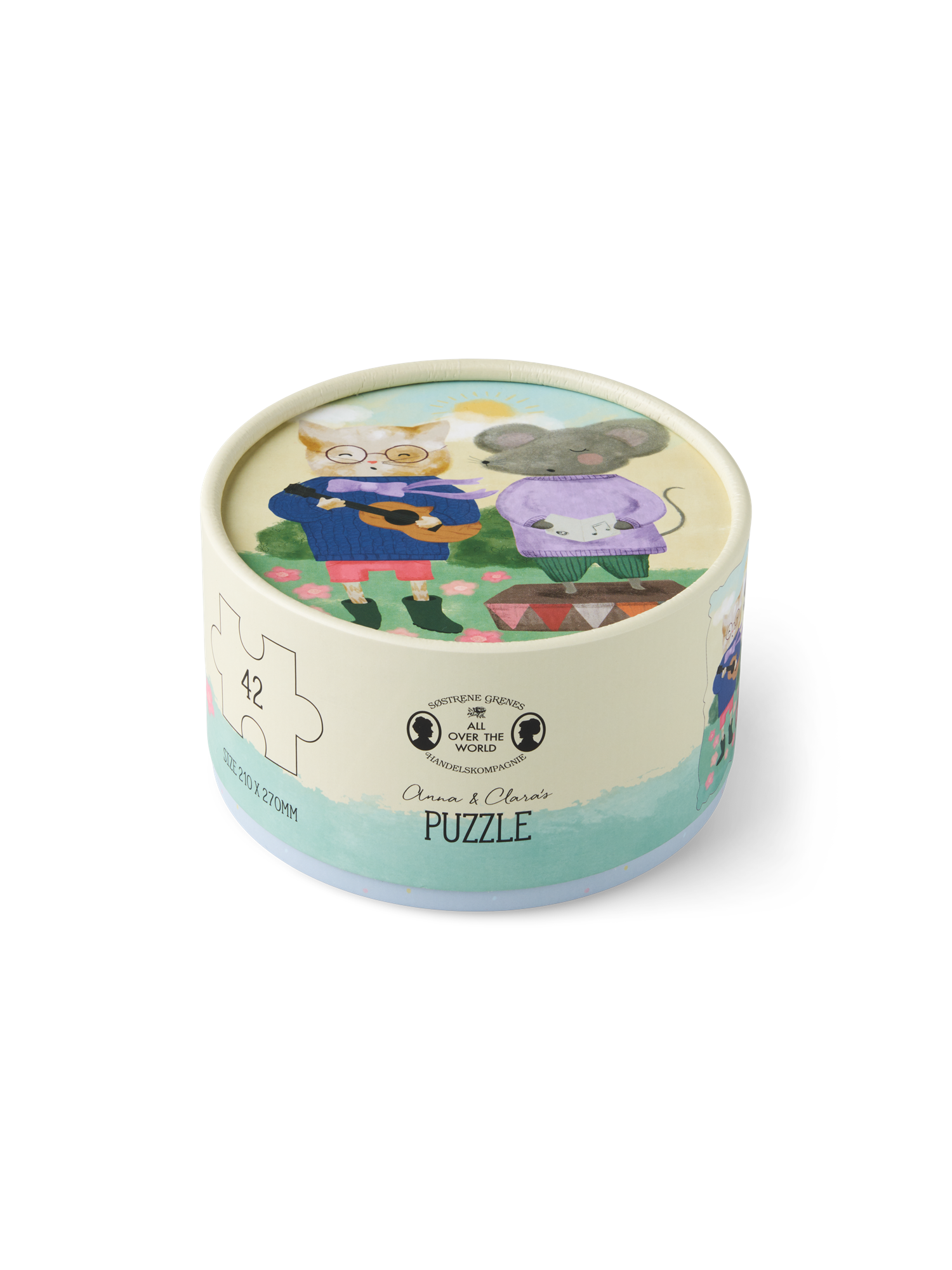 Puzzle 42 pcs Cardboard. 27 x 21 cm. 42 pieces.