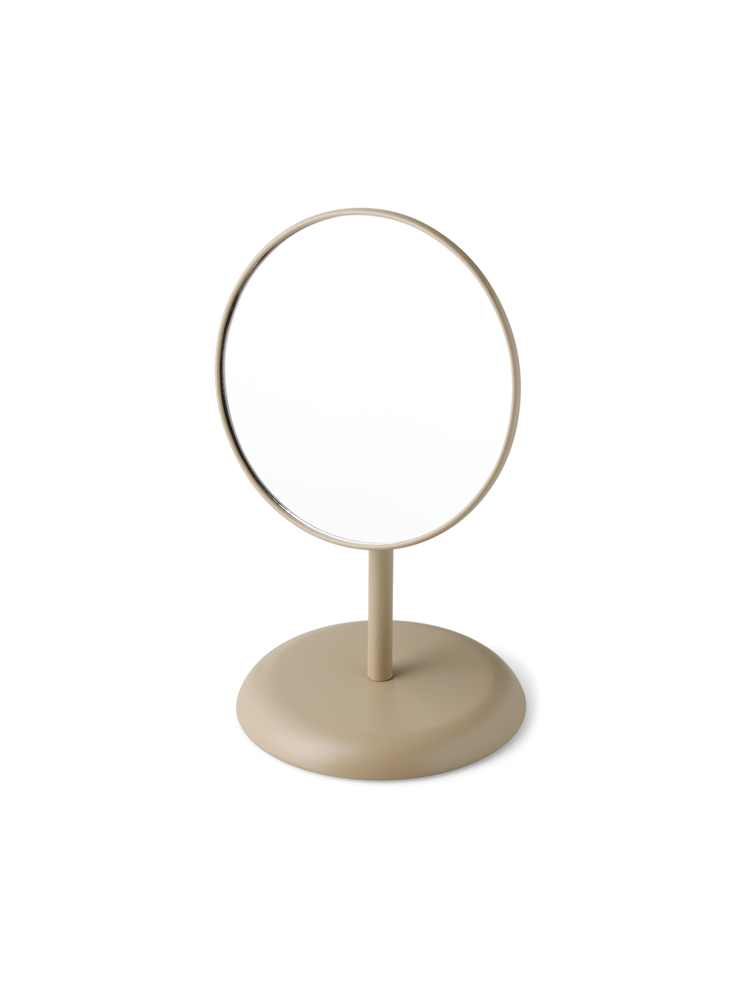 Table mirror Metal/glass. Ø17 x 27.5 cm.