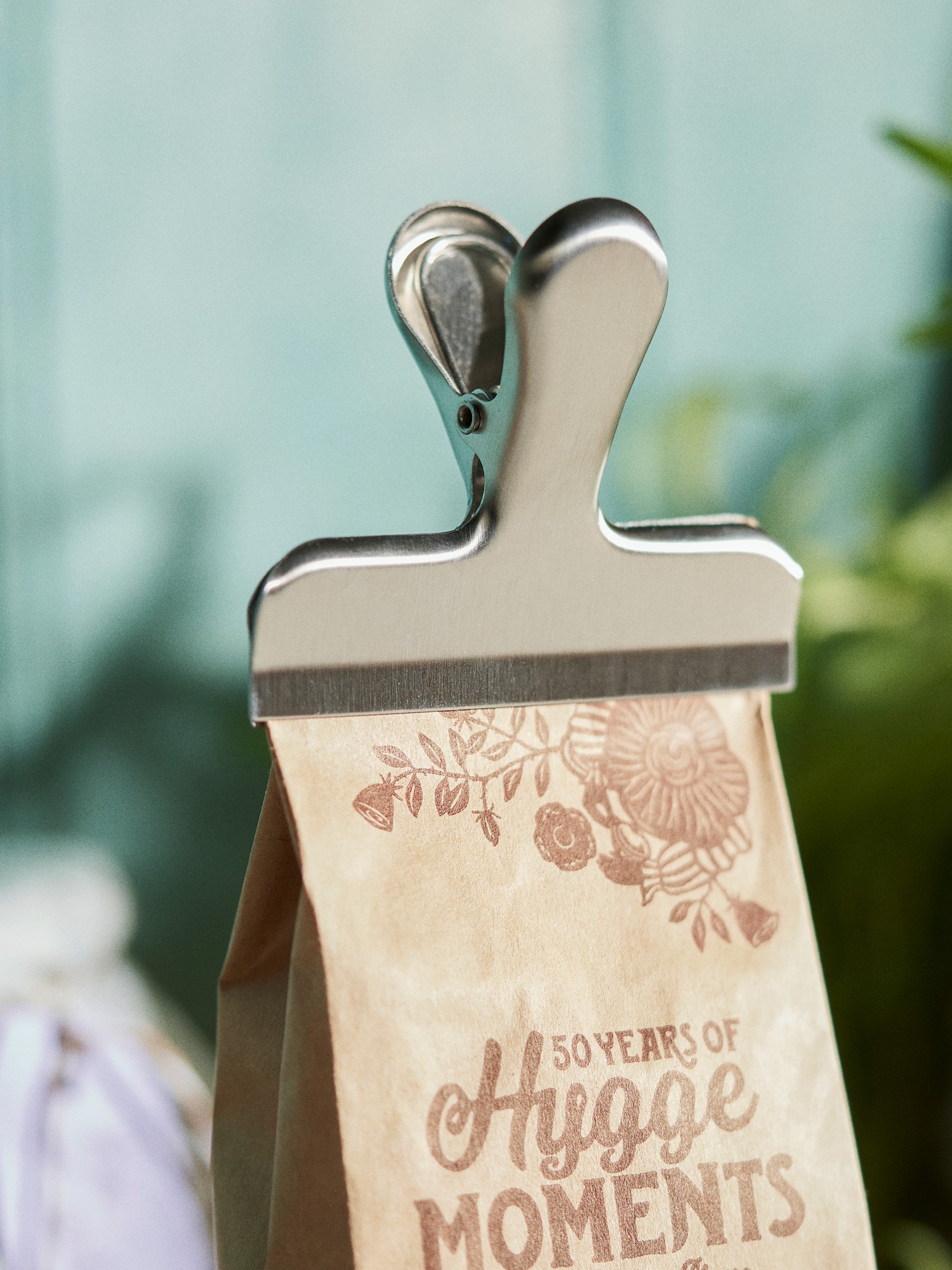 Sealing clip Metal. 7.8 cm.