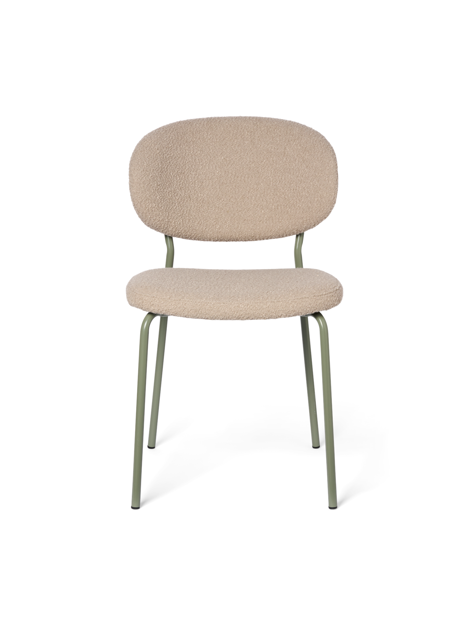 Chair with bouclé fabric 47 x 43.5 x 87.5 cm.