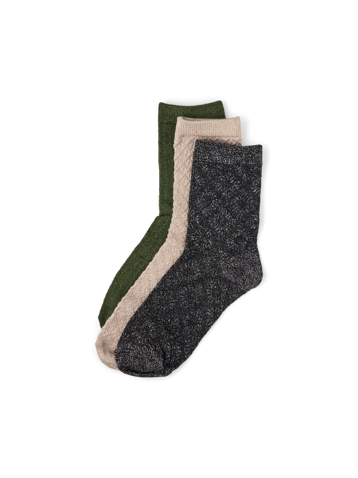 Socks 36/38 3-pack  Polyester/elasthane.