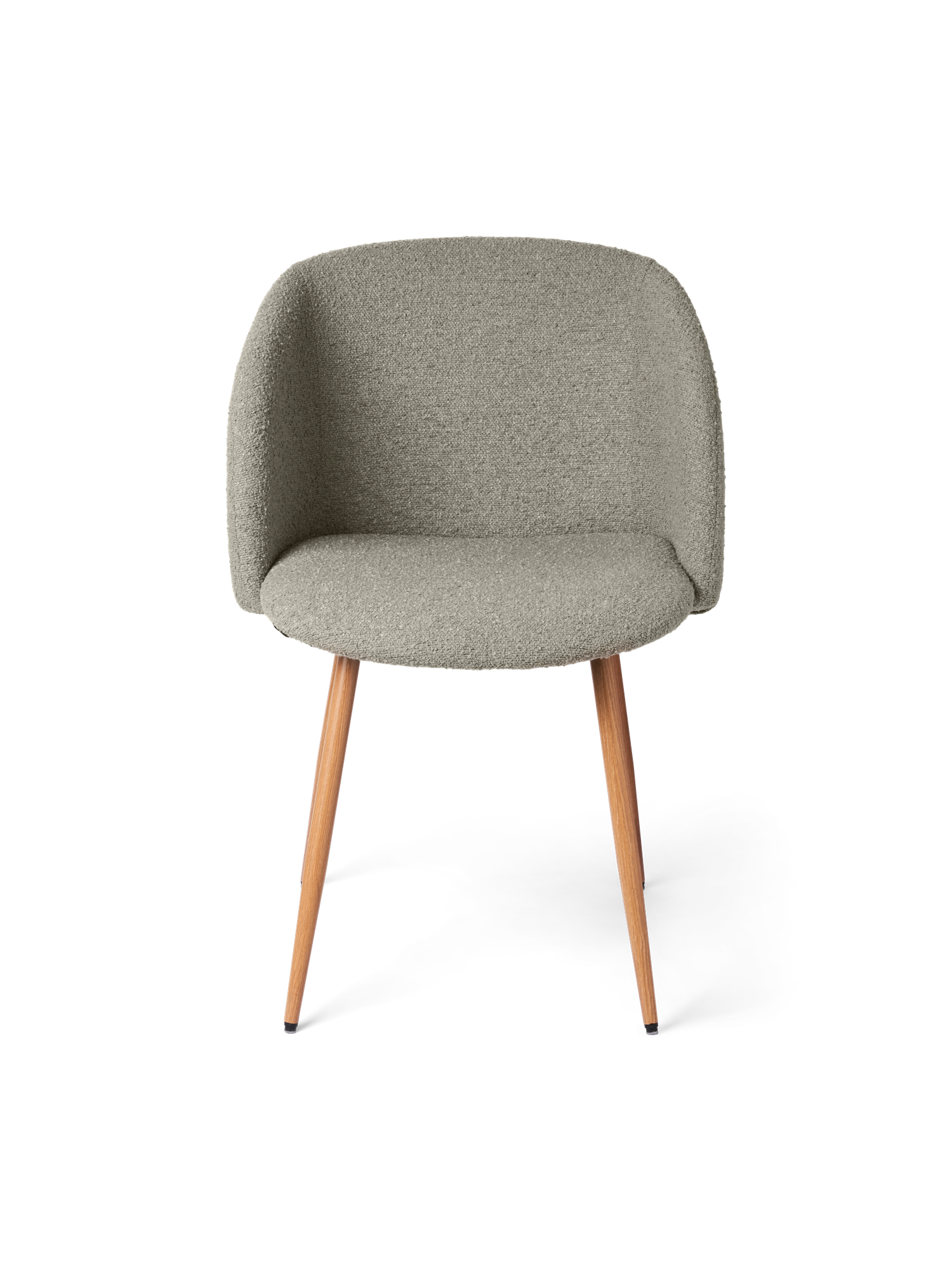 Chair with bouclé fabric 81 x 56.5 x 54 cm.