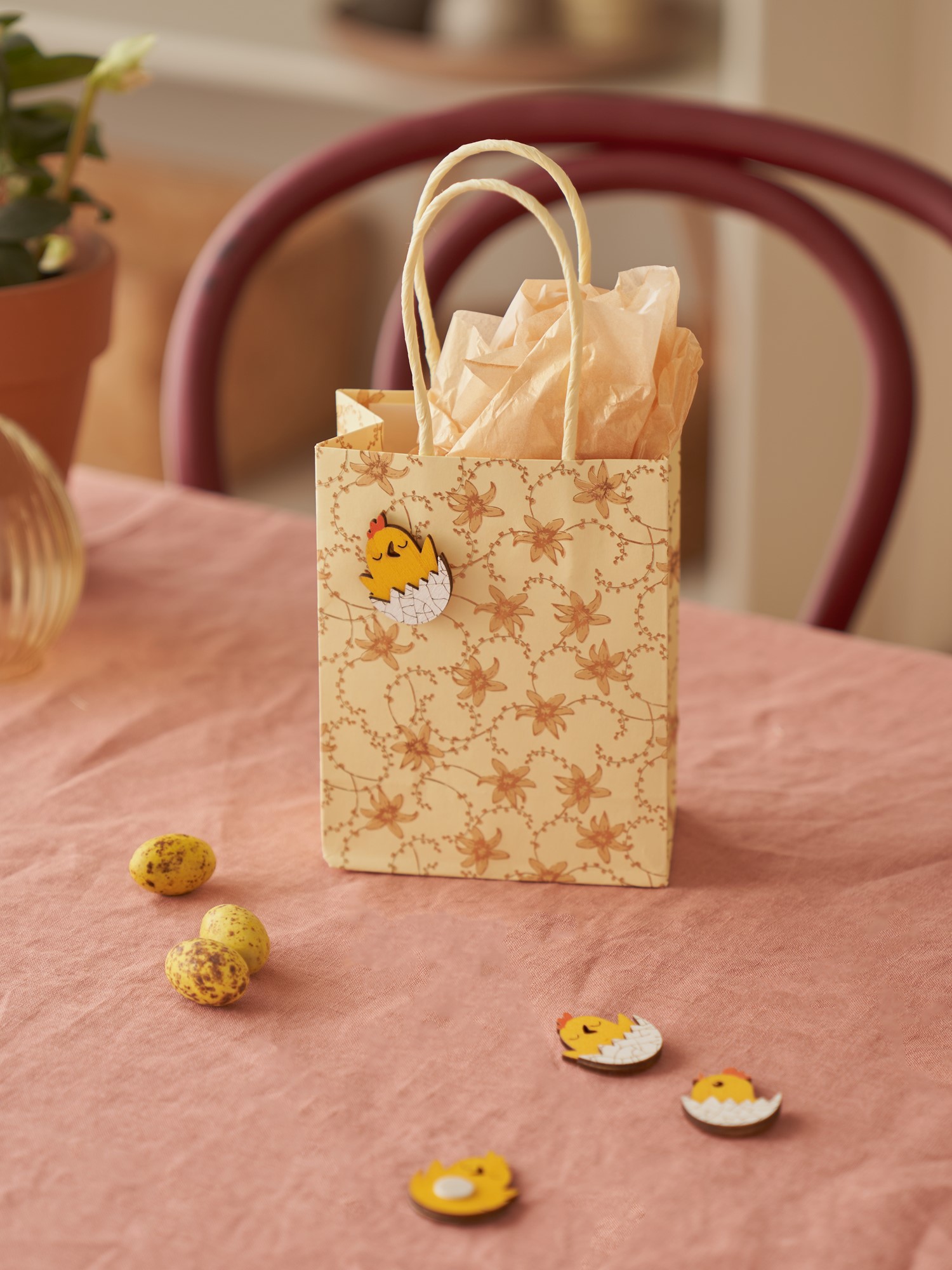 Easter stickers Poplar wood. 6 pcs.