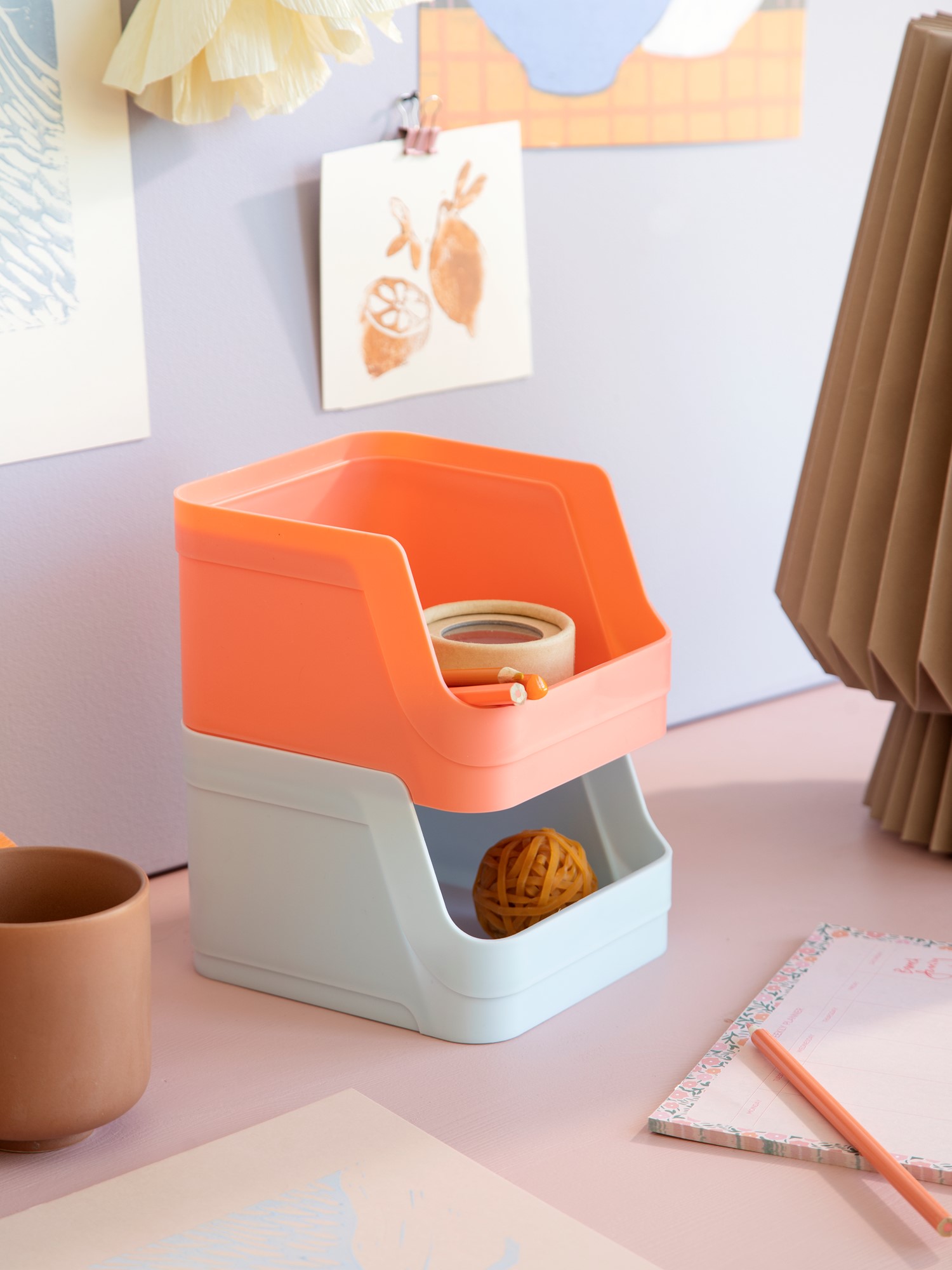 Storage box Polypropylene. 14 x 15 x 10 cm.