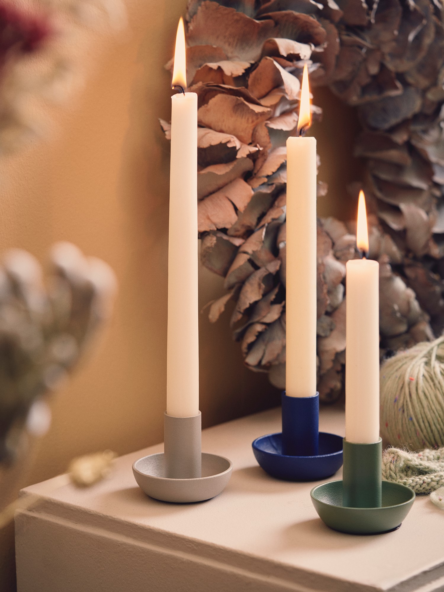 Candleholder Iron. Ø7 x 5.5 cm.