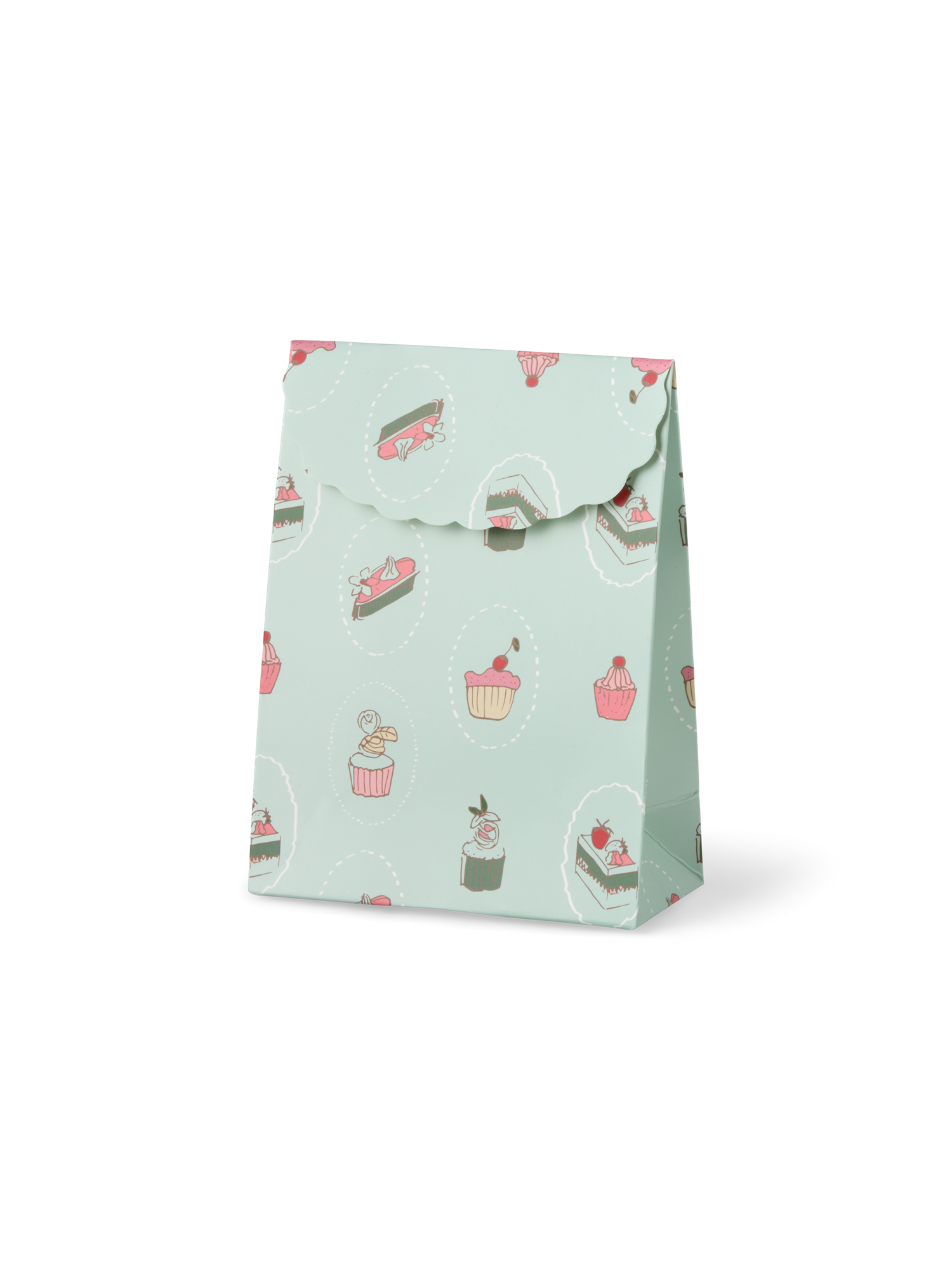 Envelope gift bag Paper. 16.5 x 12.5 x 6 cm.