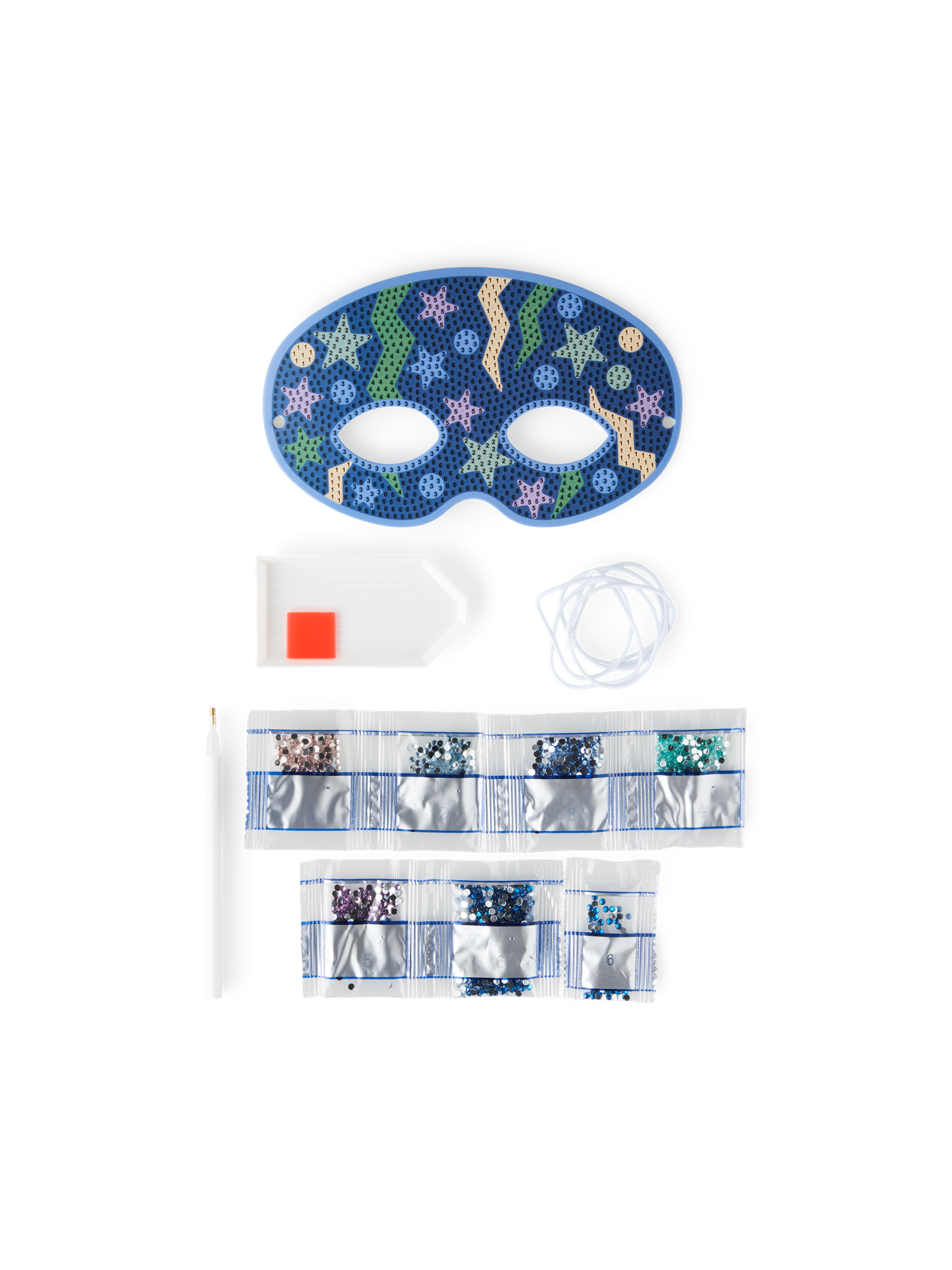 Diamond painting mask DIY kit For 1 mask.