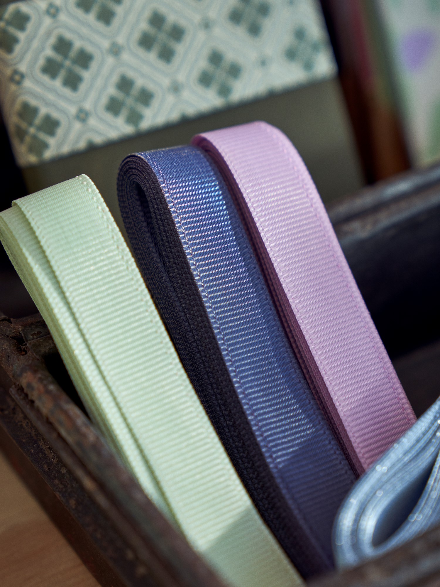 Grosgrain ribbon Recycled polyester. 15 mm x 5 m.