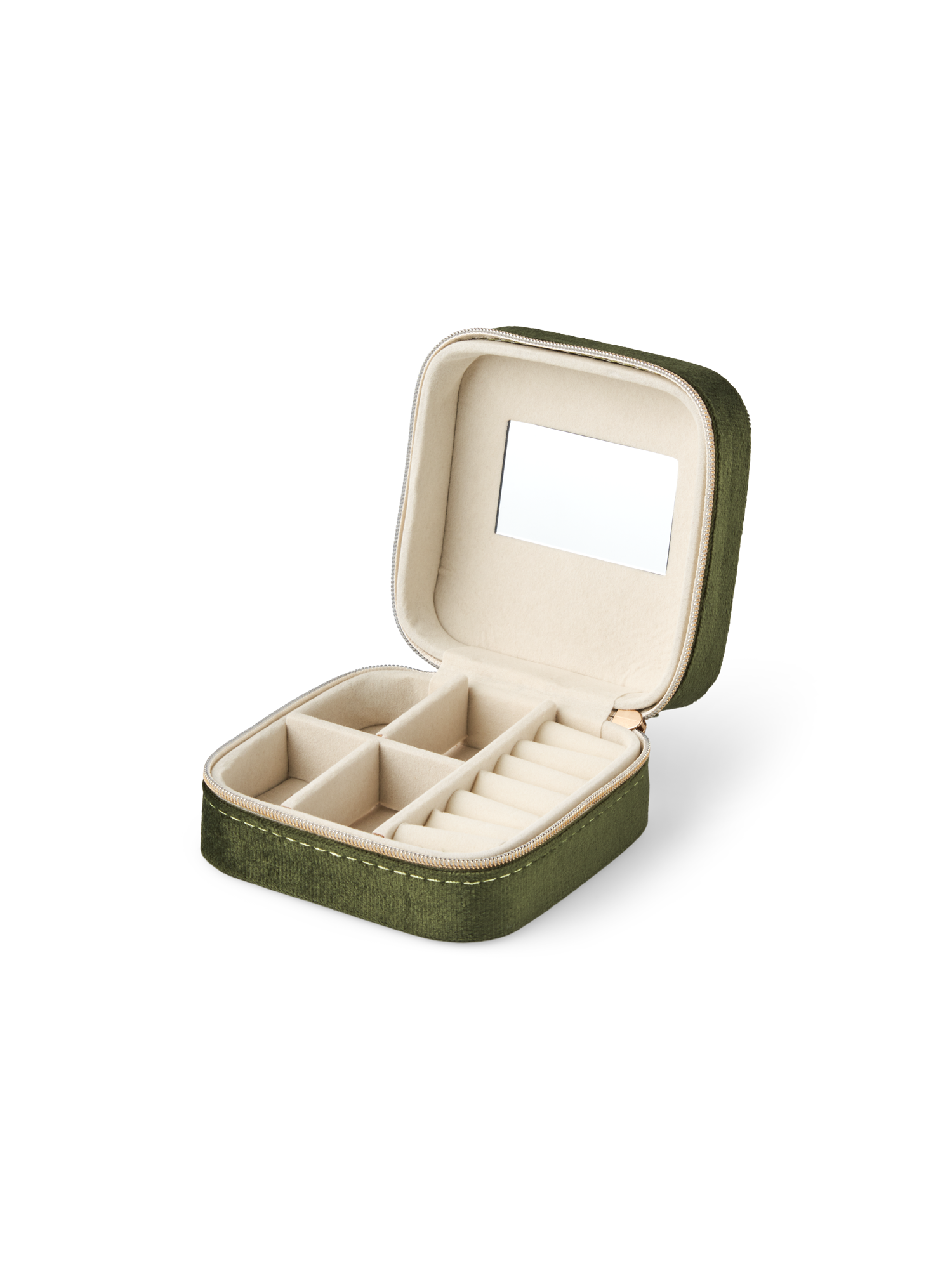 Jewellery box 10.5 x 10.5 x 5.5 cm.