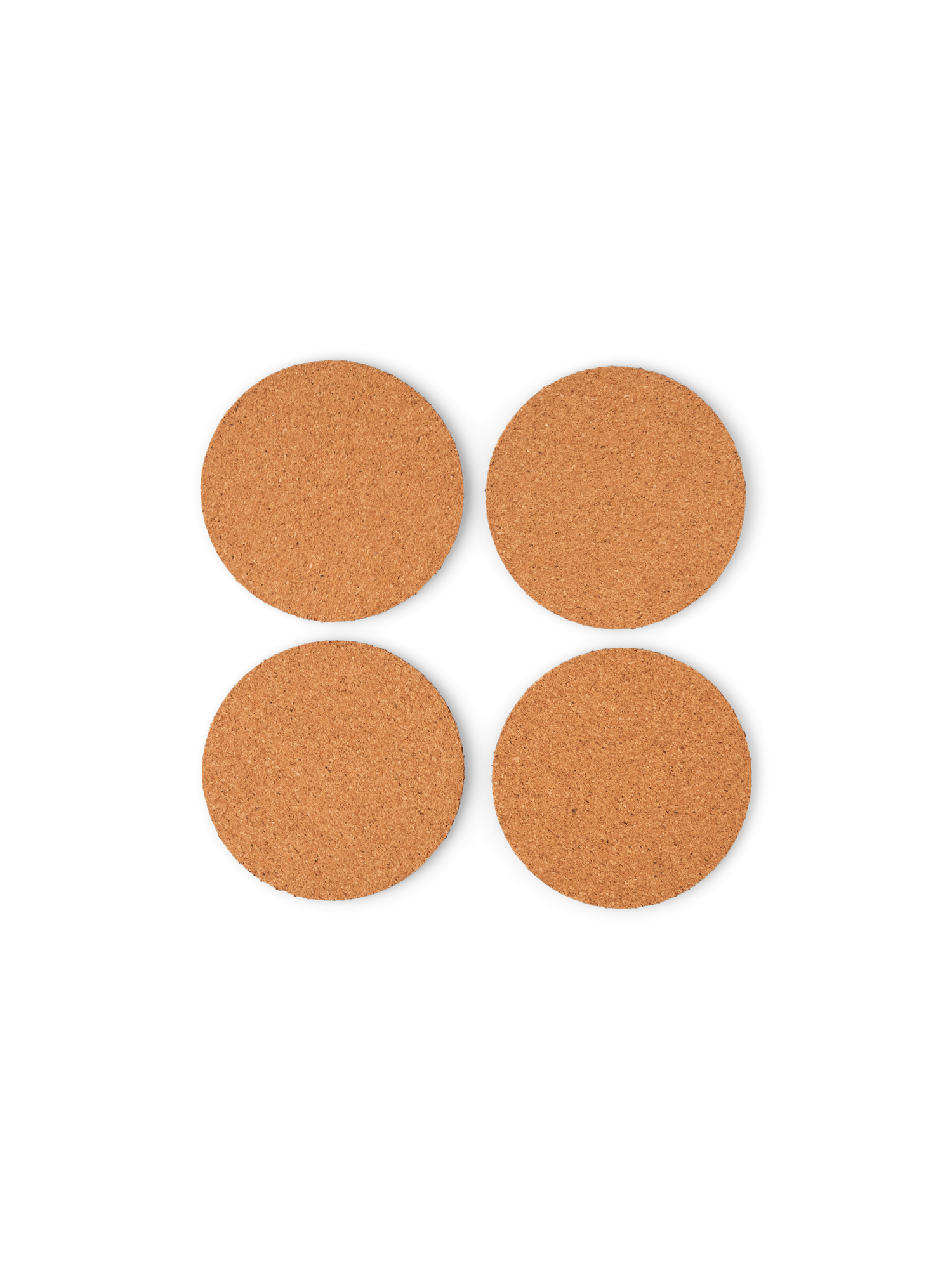 Coasters Cork. Ø10 cm. 4 pcs.