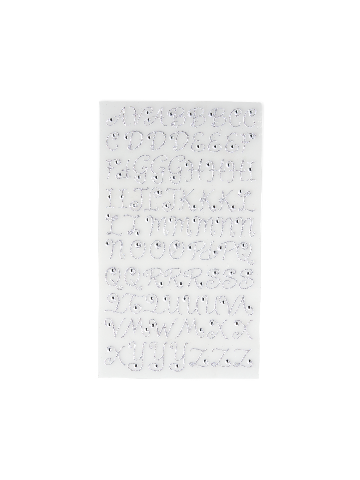 Letter stickers 75 letters.