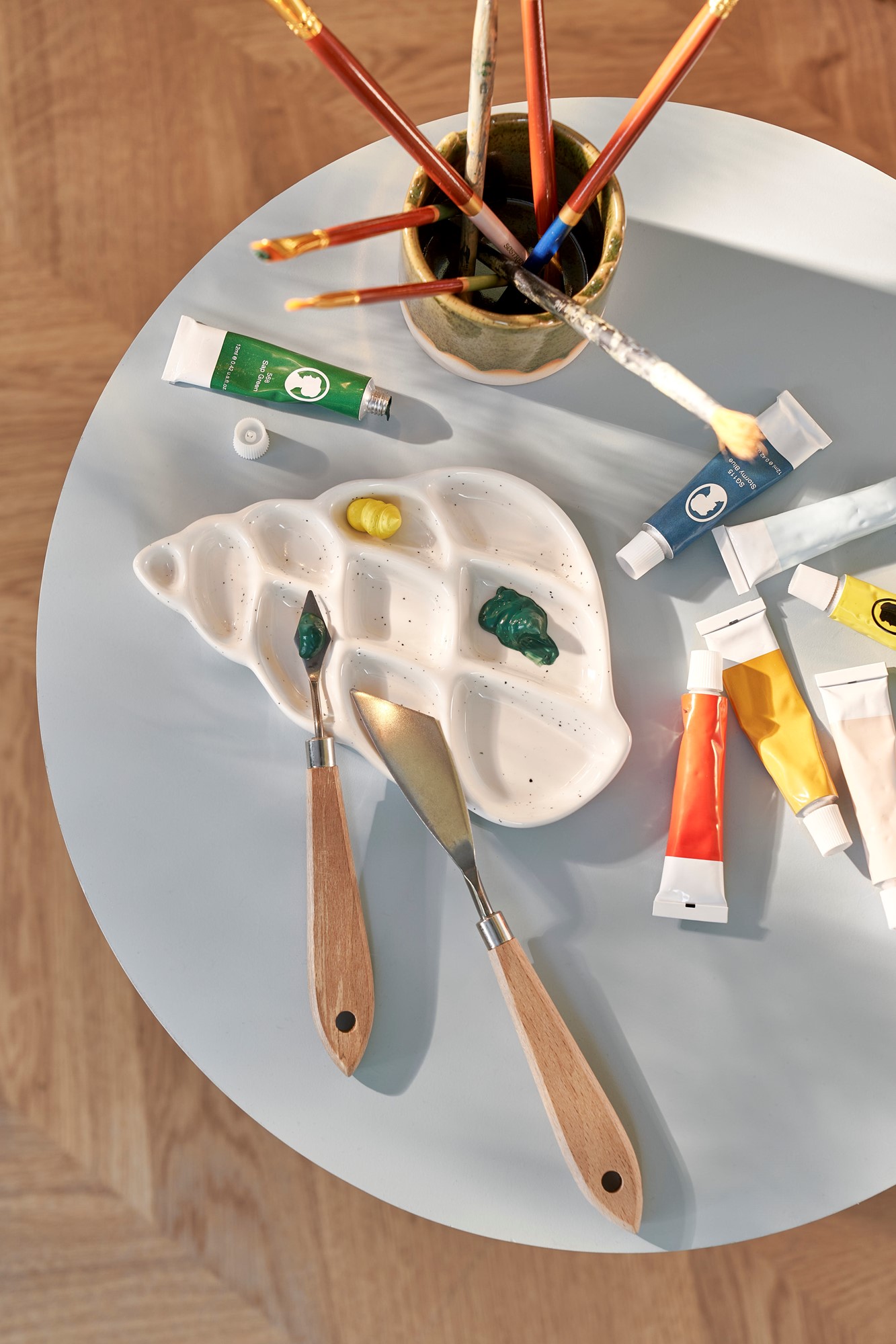 Painting spatula 13 Wood.