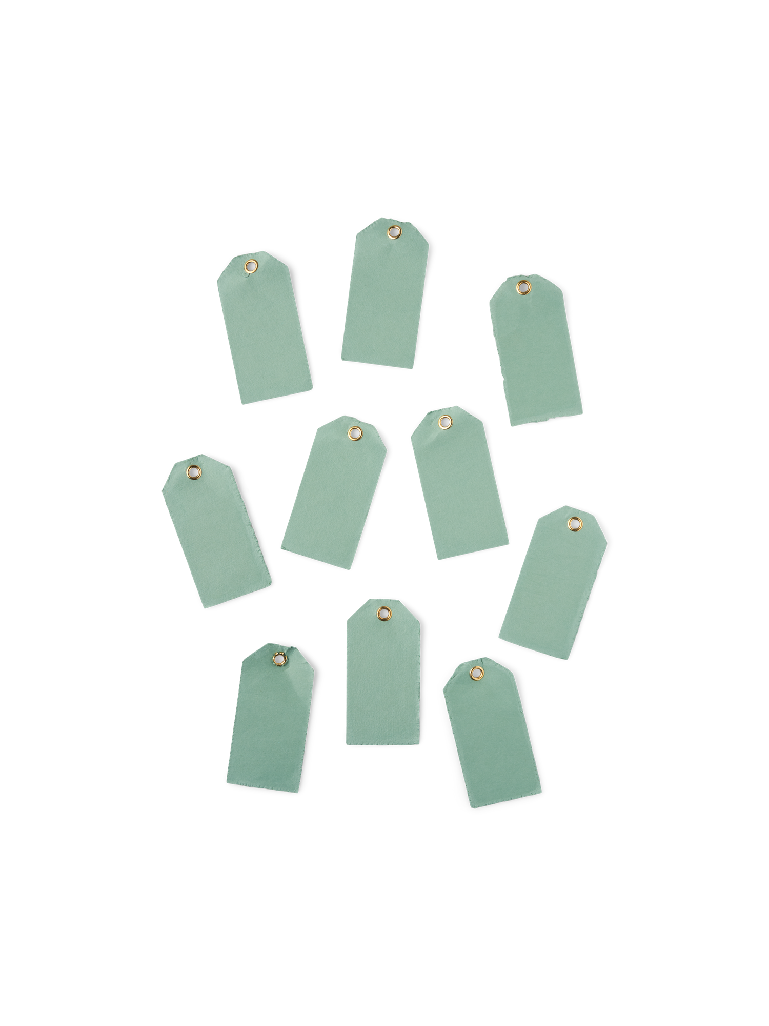 Manila tags Recycled cotton. 10 x 5 cm. 10 pcs.