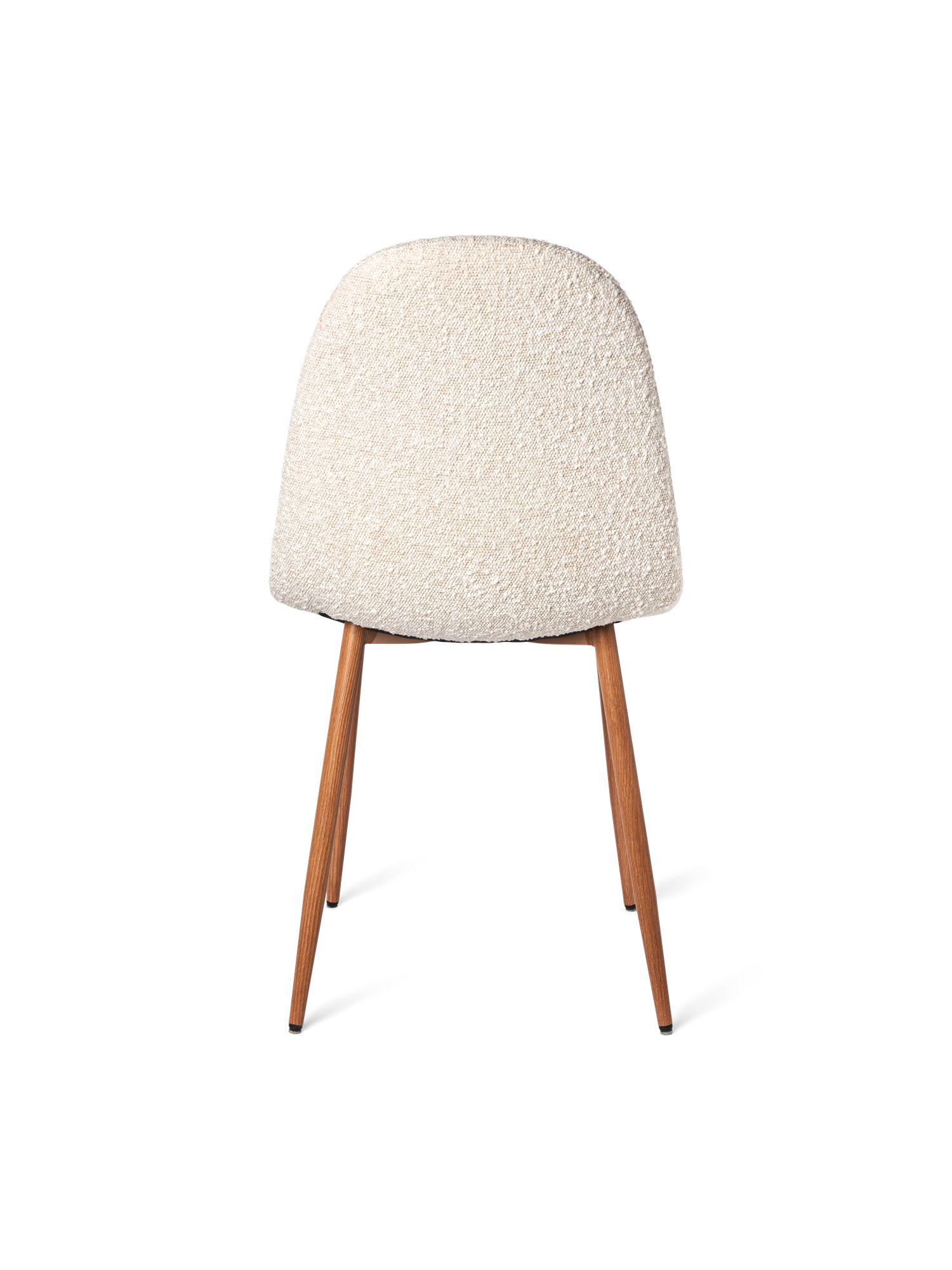 Chair with bouclé fabric Polyester/steel/polyurethane. 40,5 x 44,5 x 89/48,5 cm.