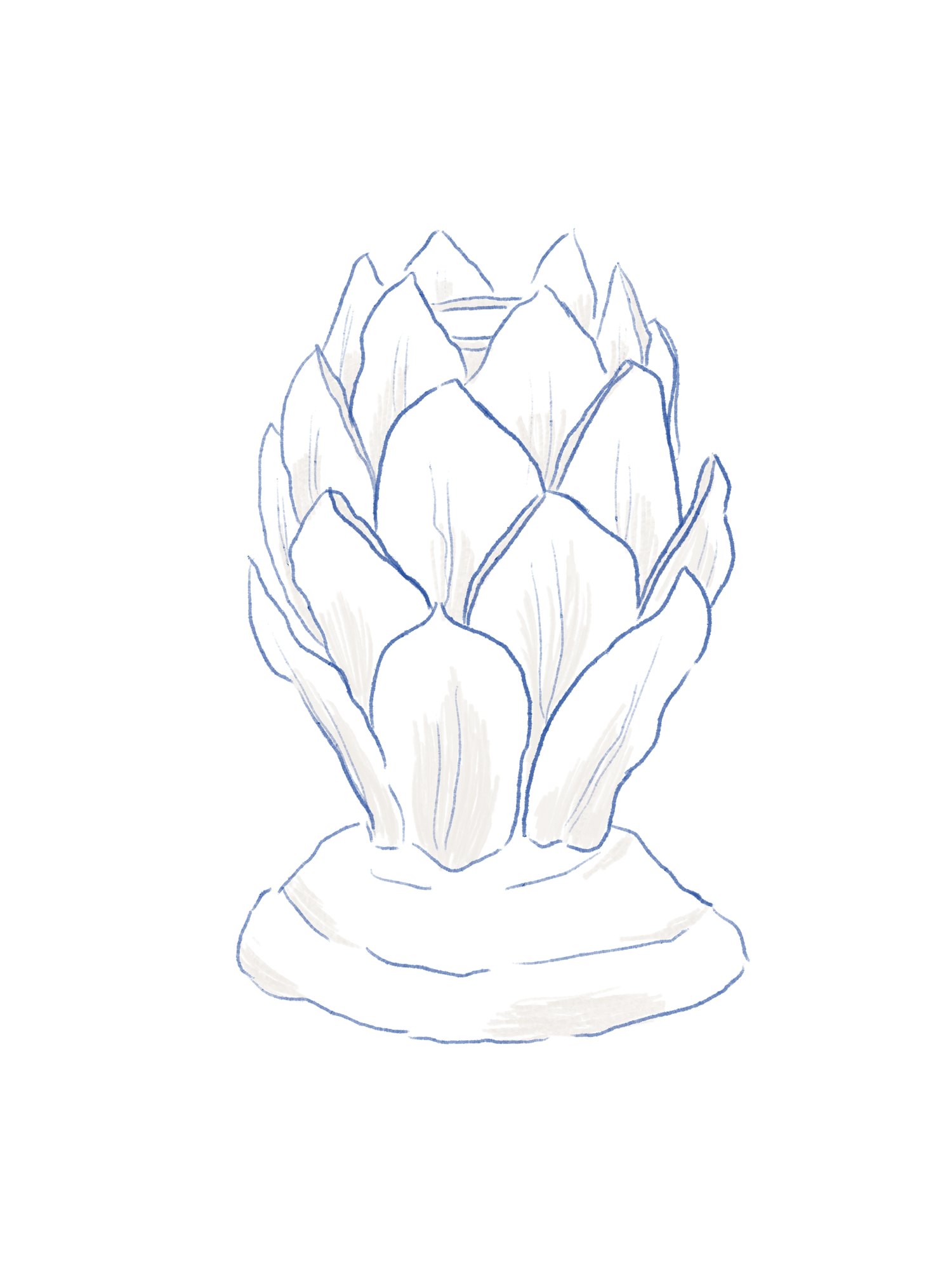 Candleholder Stoneware. Ø7.2 x 9.3 cm.