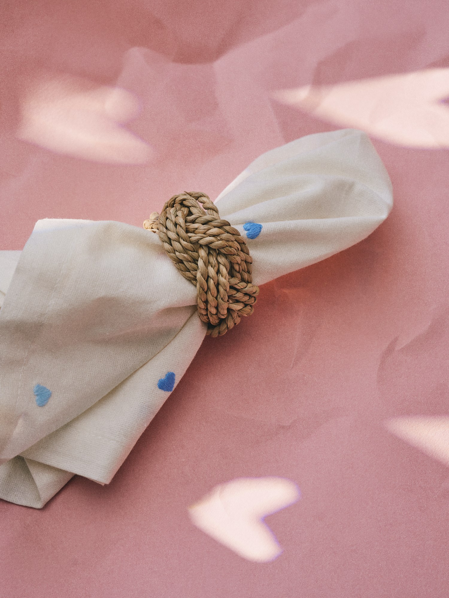 Napkin ring Seagrass. Ø5.5 x 3.5 cm.