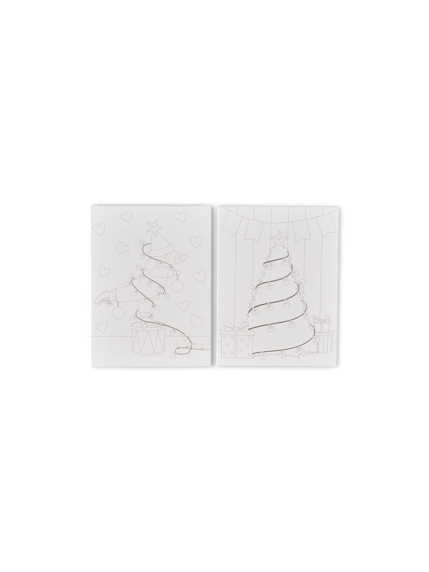 Pre-printed canvas 15 x 20 Cotton/paper.