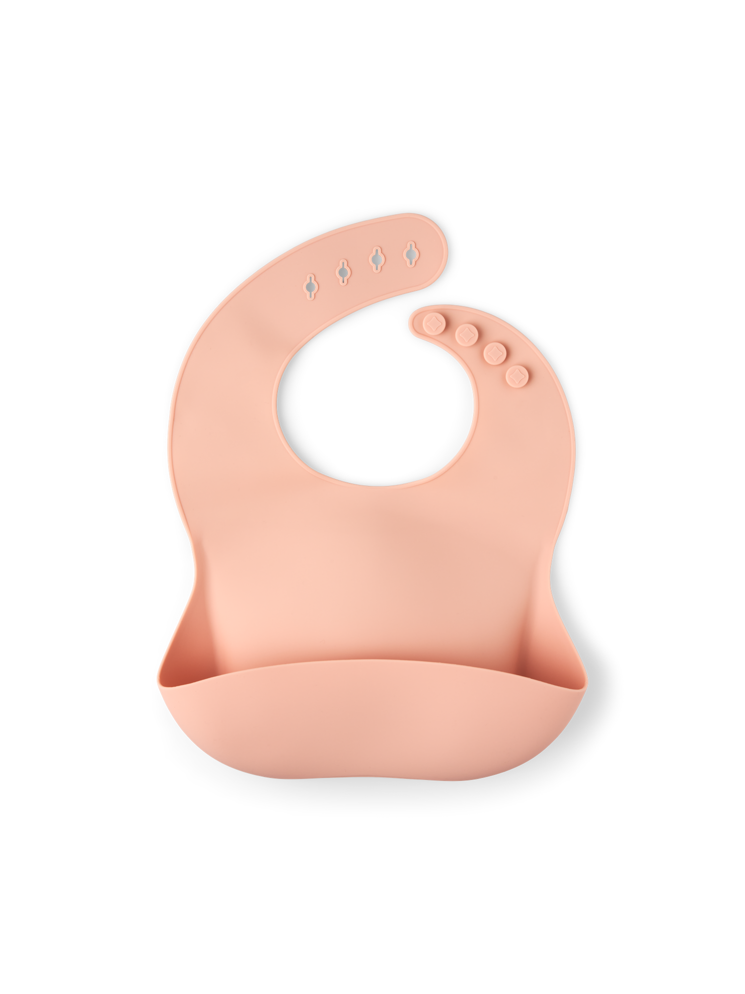 Silicone bib Food-grade silicone. 28 x 24 x 4.2 cm.