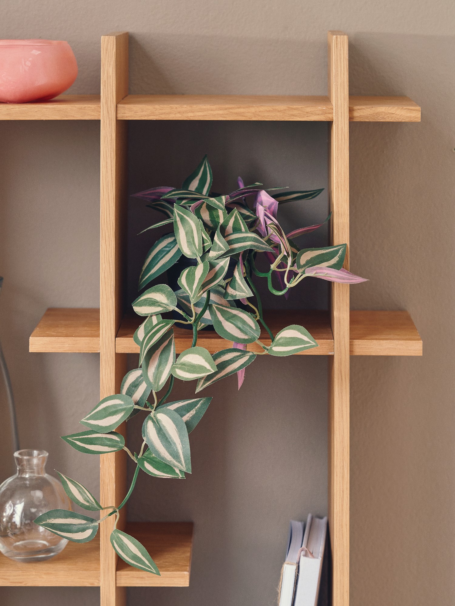 Artificial plant in pot tradescantia zebrina Ø9 x 38 cm.