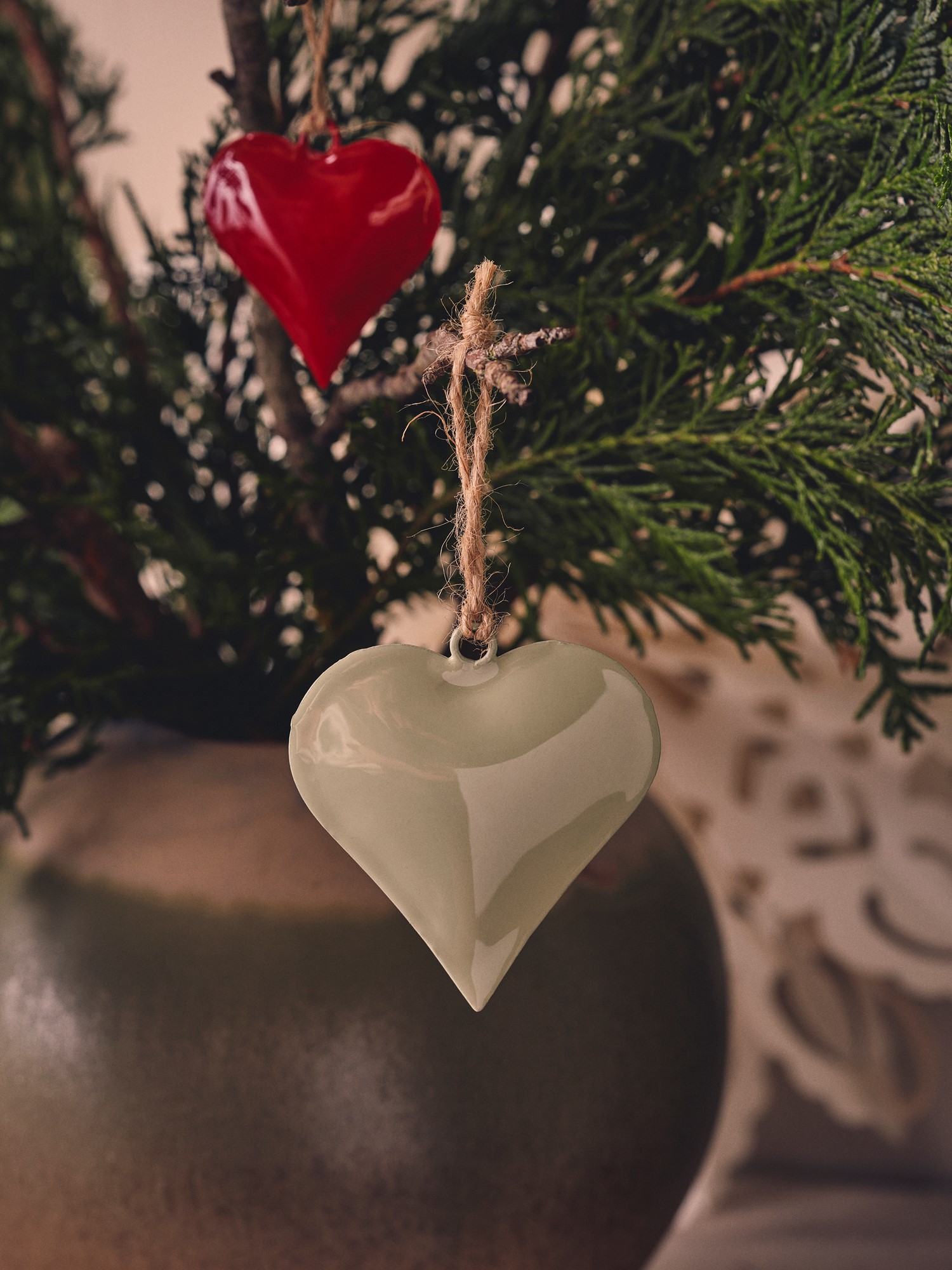 Heart ornament Iron. 6 x 6 cm.