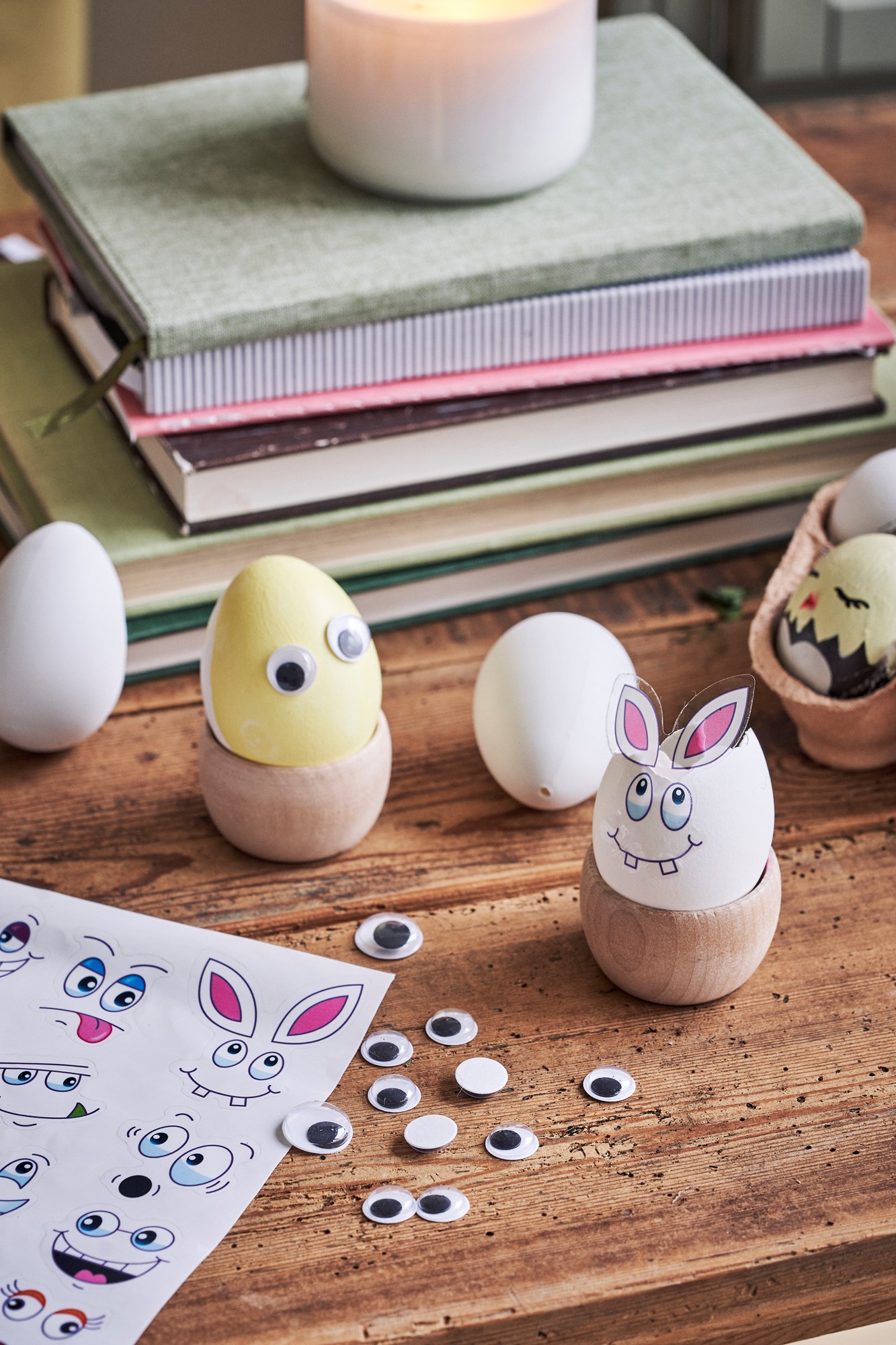 DIY eggs 6 cm. 6 pcs.