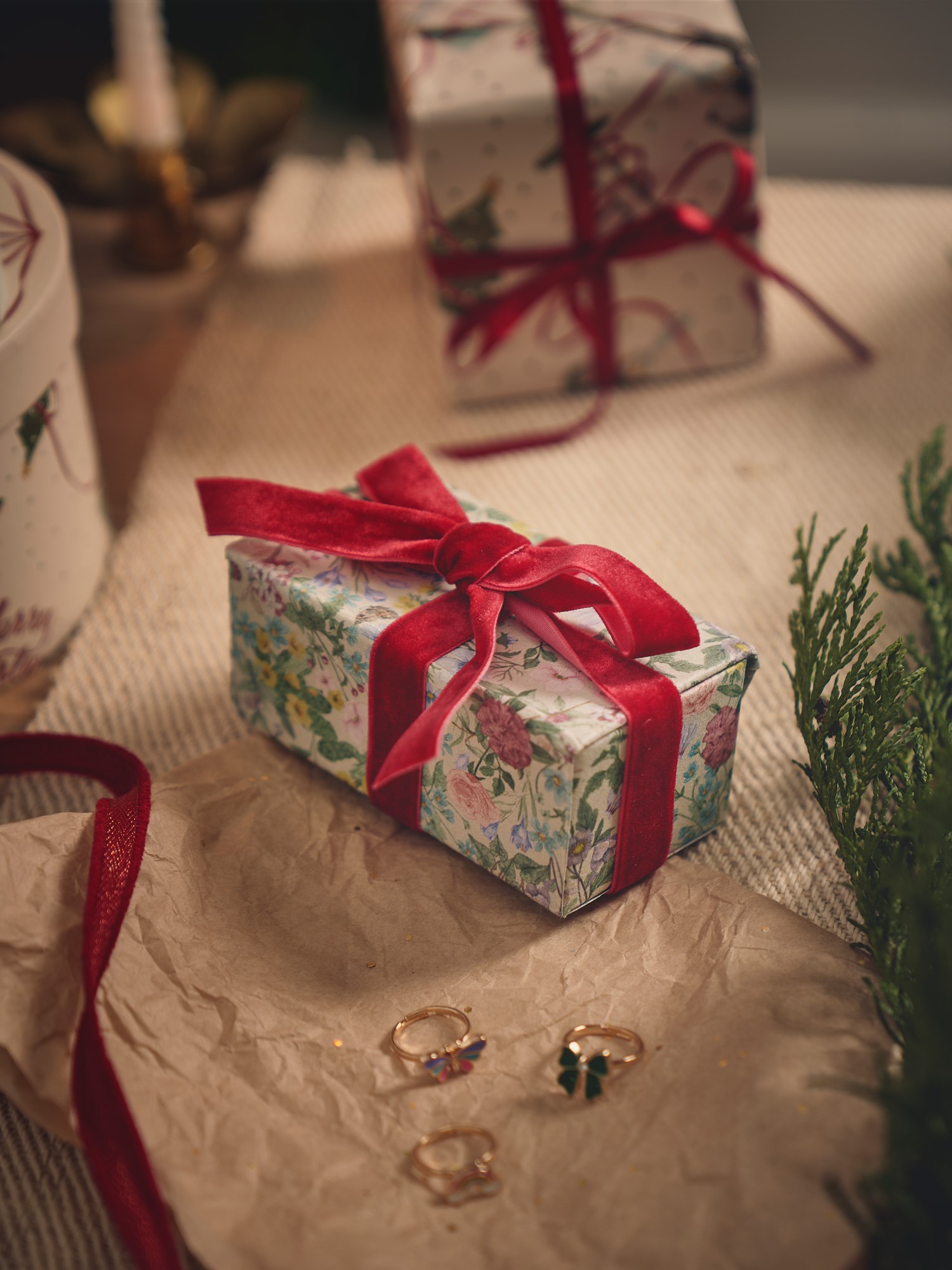 Jewellery box Paper. 10 x 5 x 4.5 cm.