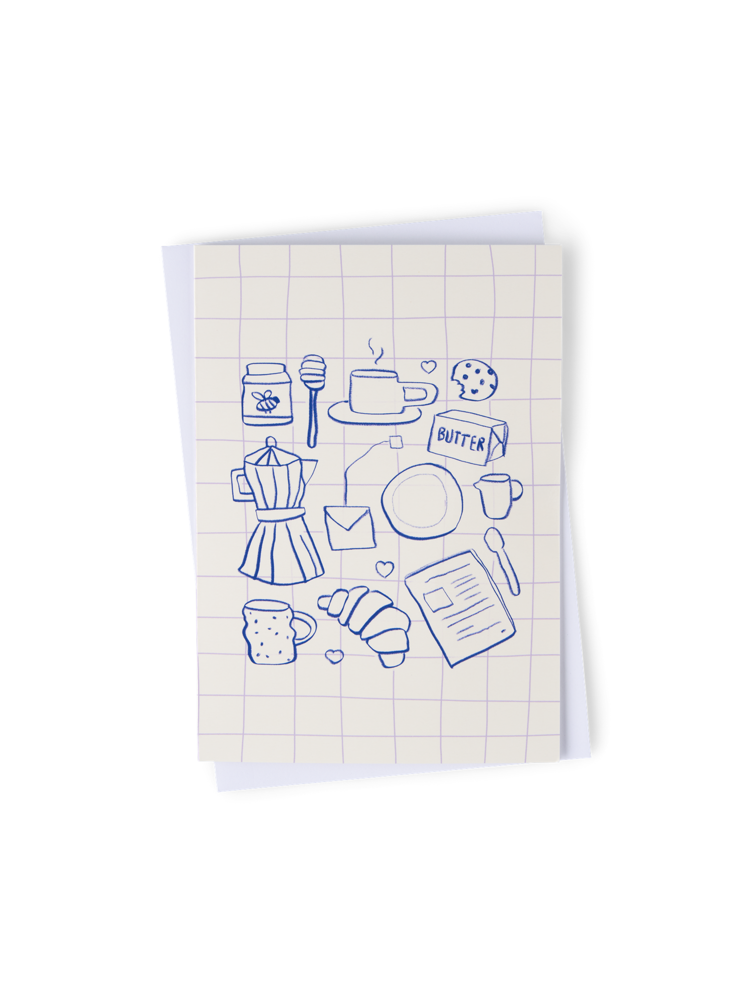 Greeting card Paper. 13.4 x 23 cm.