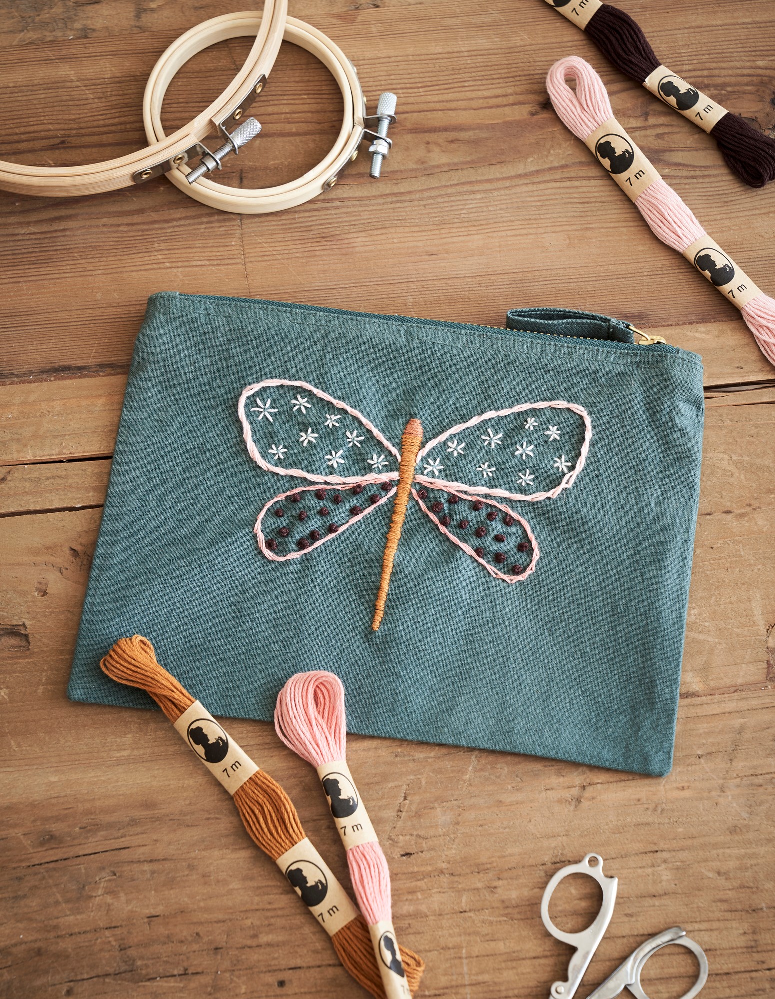 Embroidery frame Bamboo. 7.5 cm.