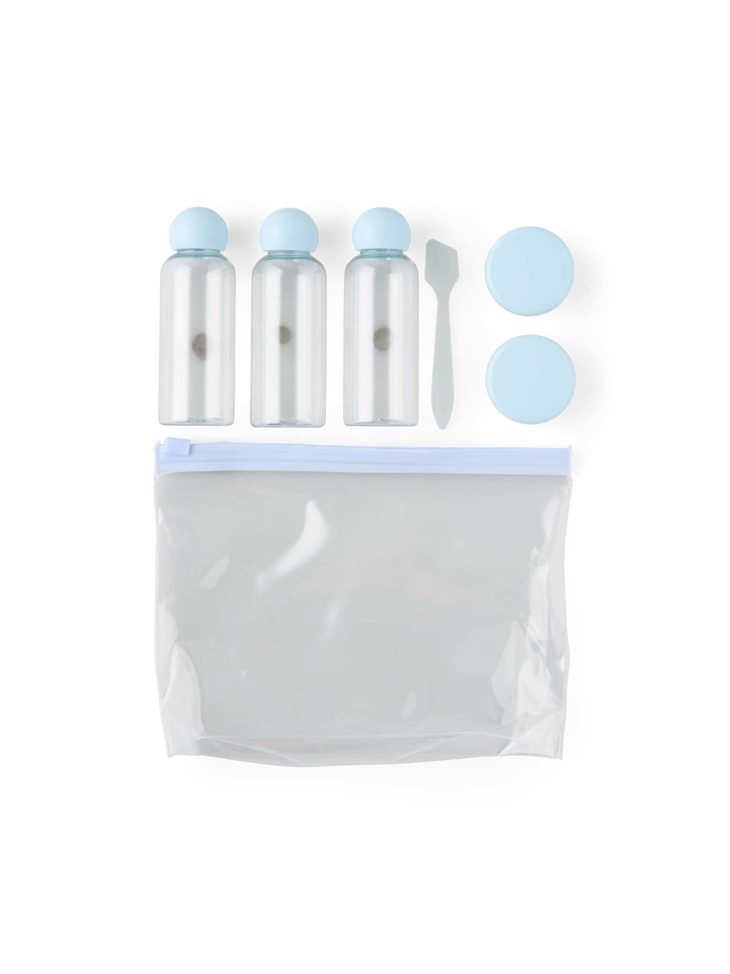 Travel container set PET/polypropylene. 5 pcs.