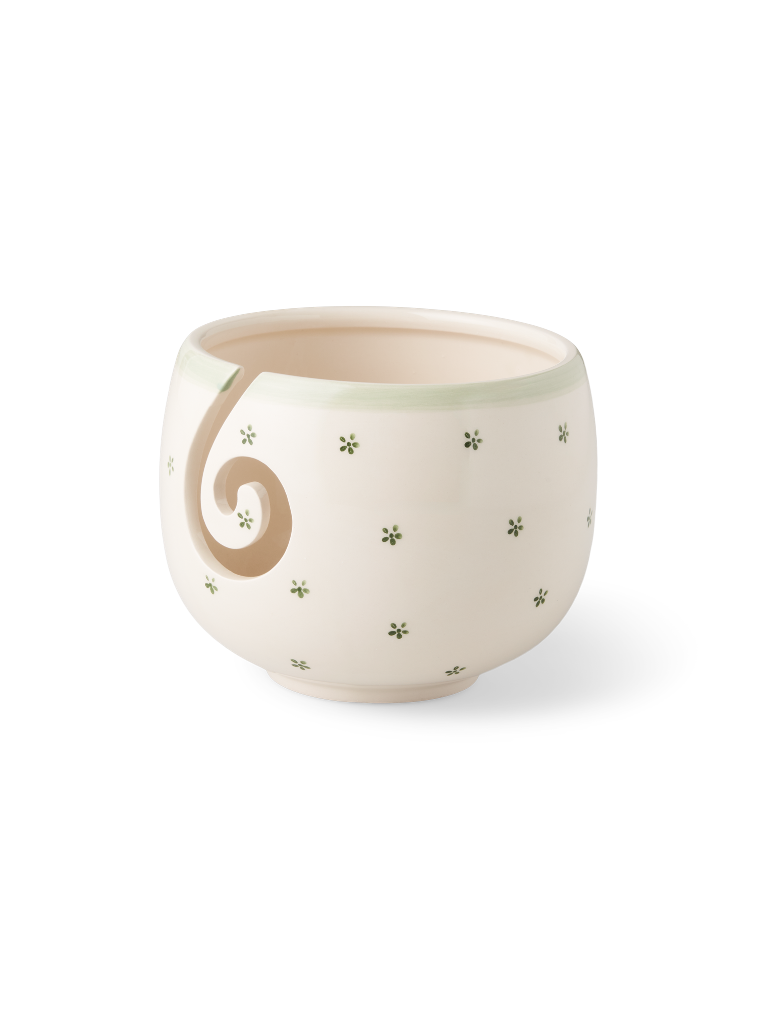 Knitting bowl Ceramic. Ø14 x 11 cm.