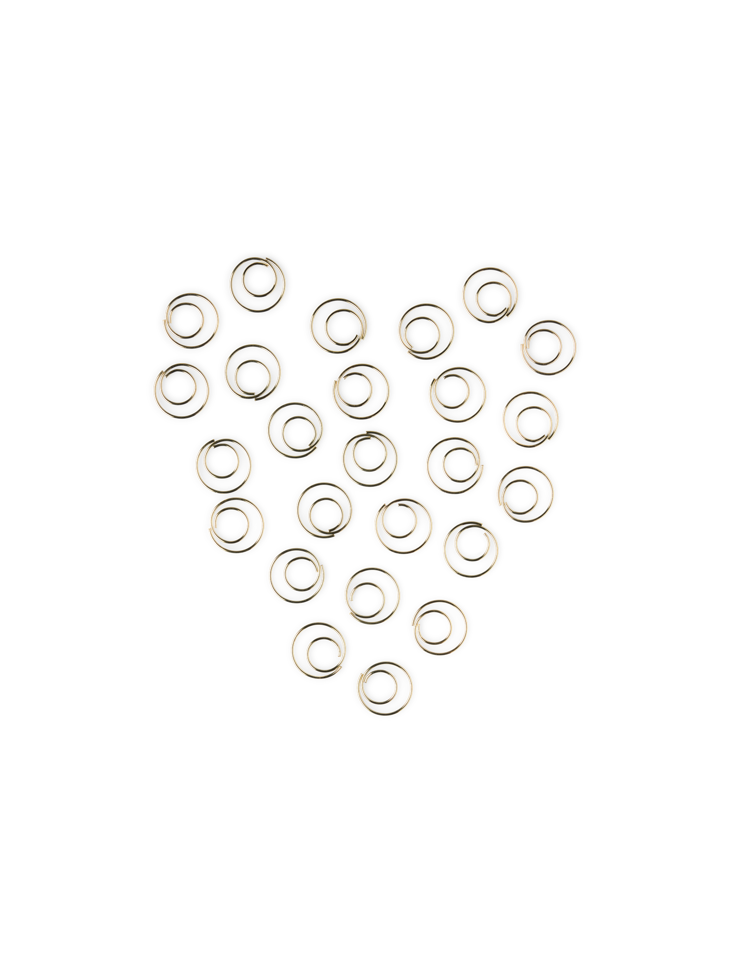 Paper clips Metal. 25 pcs.