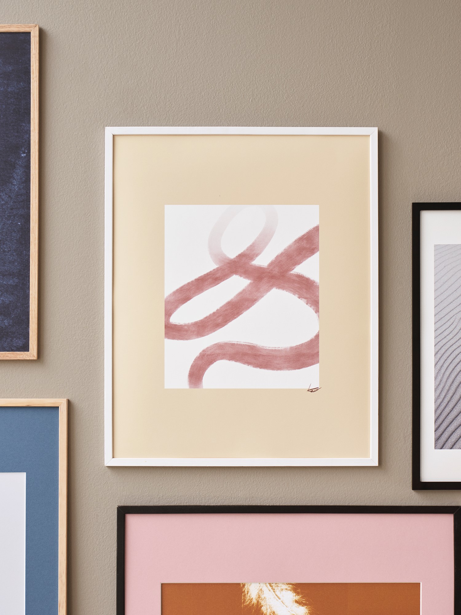 Poster La Route Rouge 40 x 50 N. Atelier.