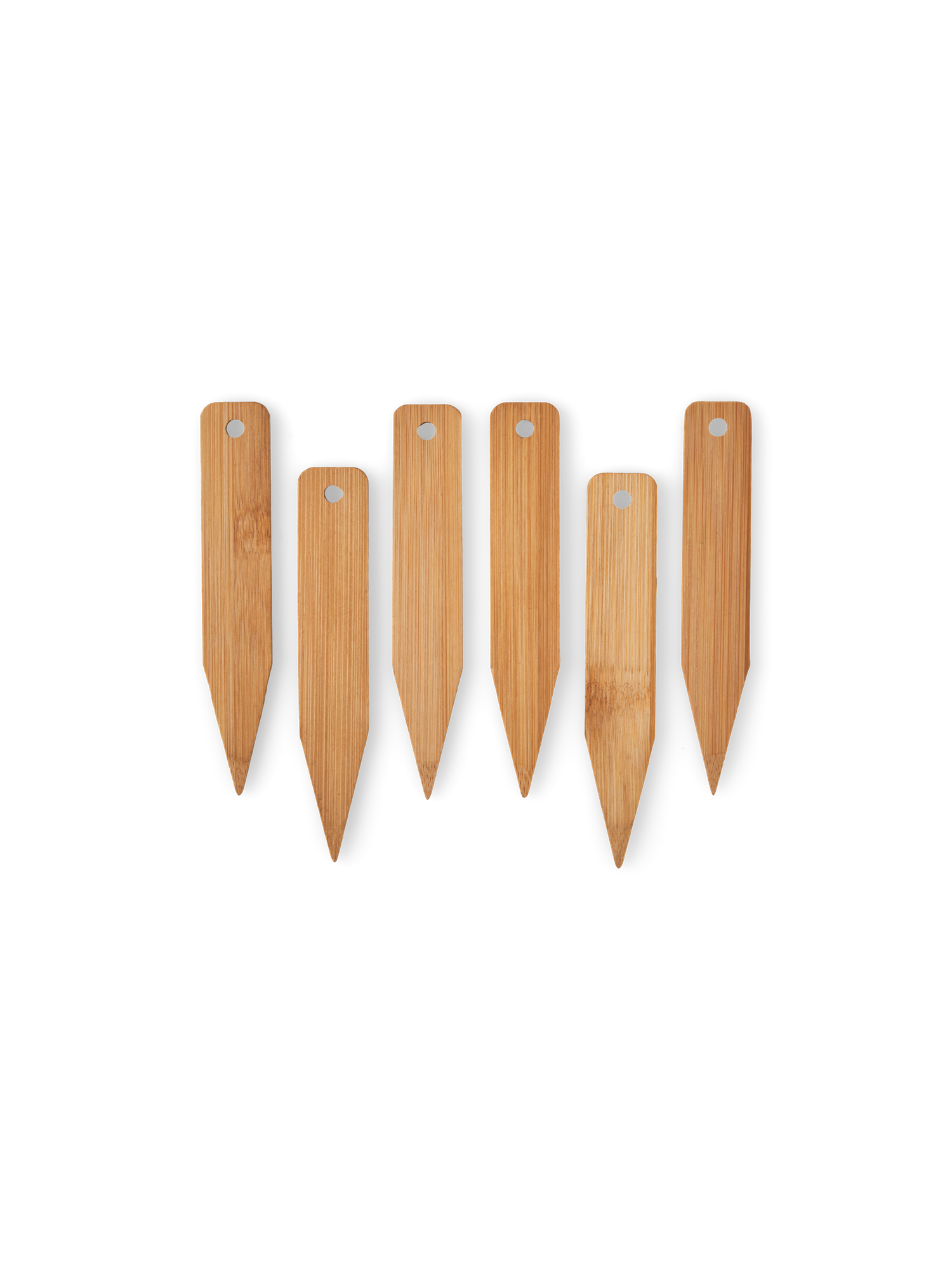 Plant markers Bamboo. 11 x 1.5 cm. 6 pcs.