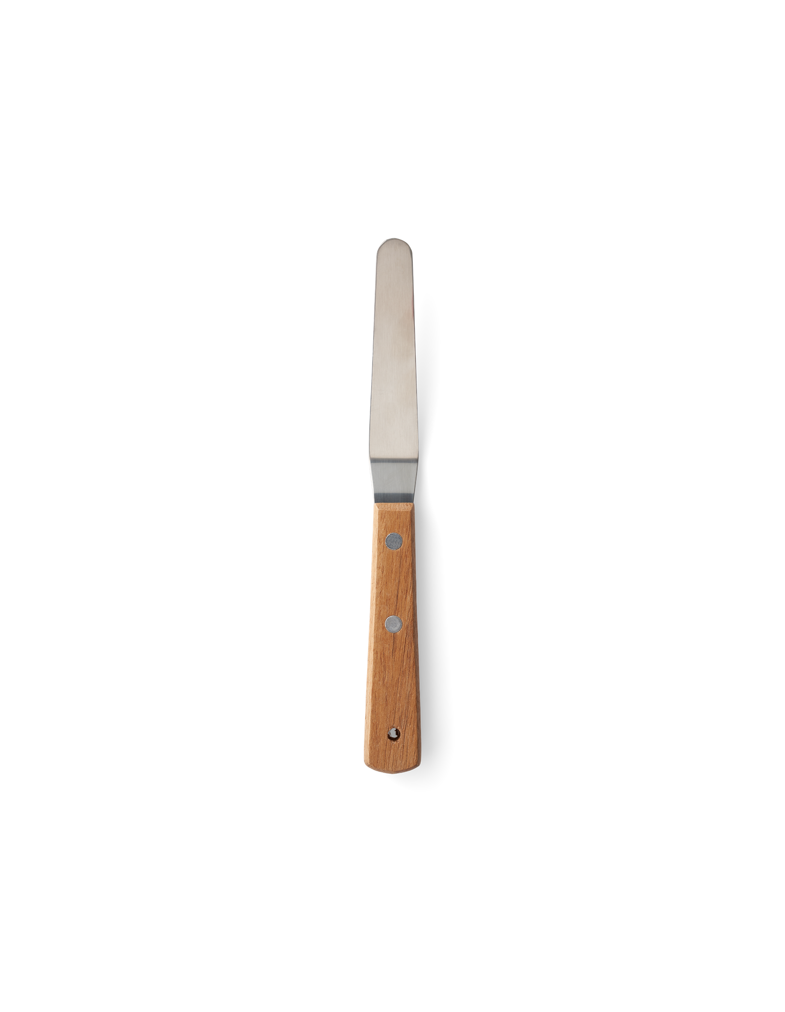 Icing spatula Stainless steel/acacia wood. 19 x 1.8 cm.