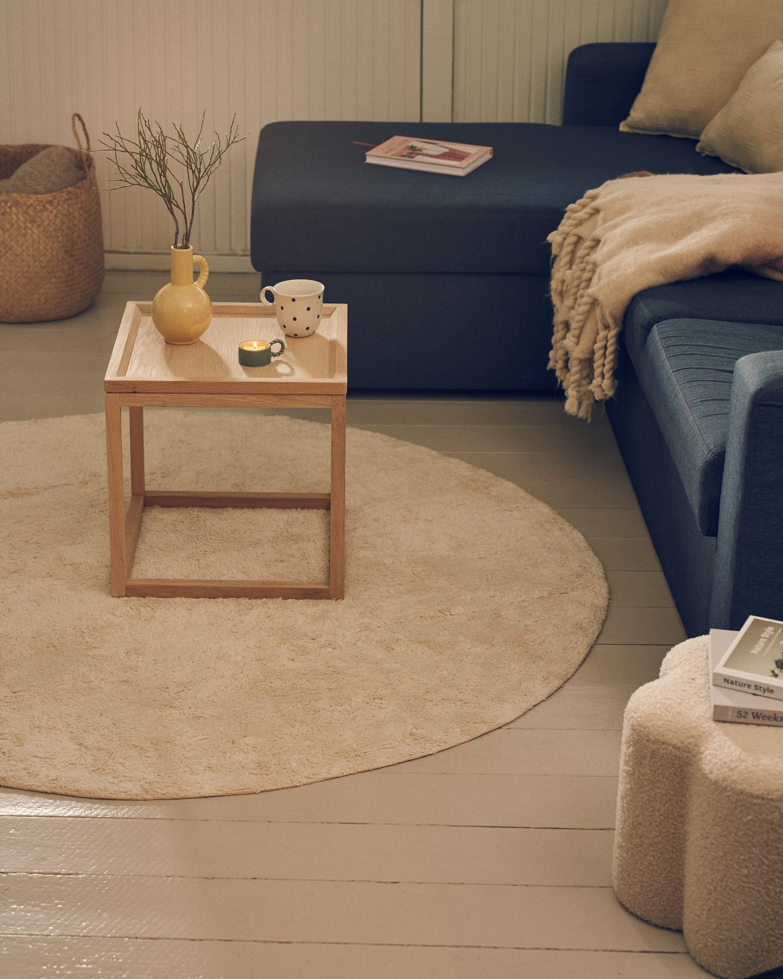 Rug Cotton. Ø150 cm.