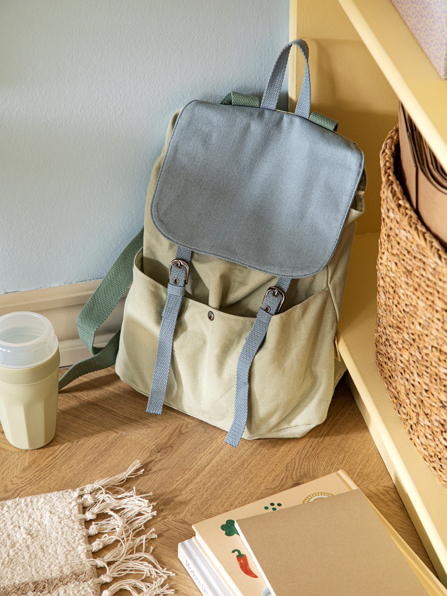 Children's backpack Cotton/polyester. 34 x 30 cm.