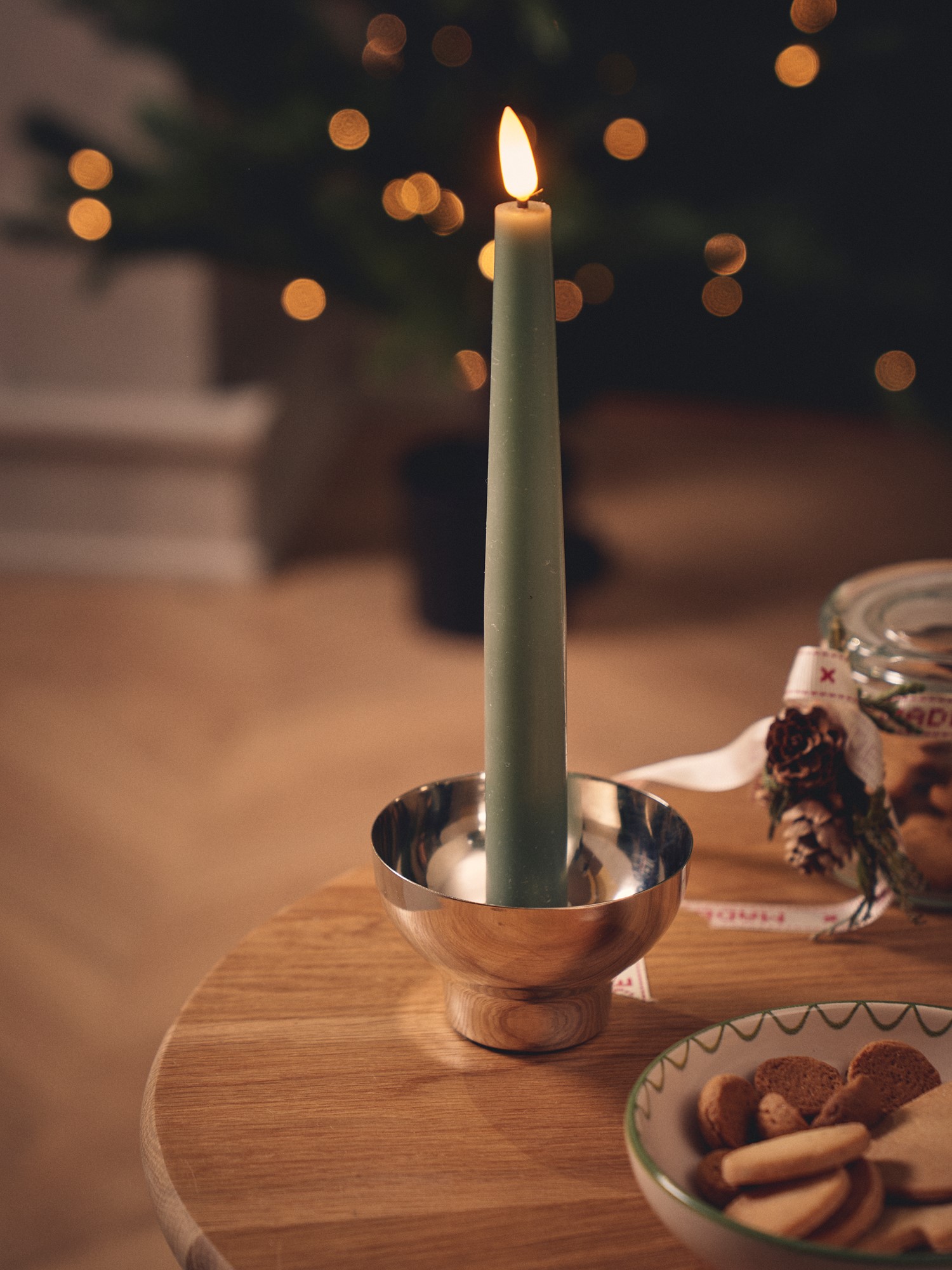 Candleholder Iron. Ø8.5 x 5.5 cm.