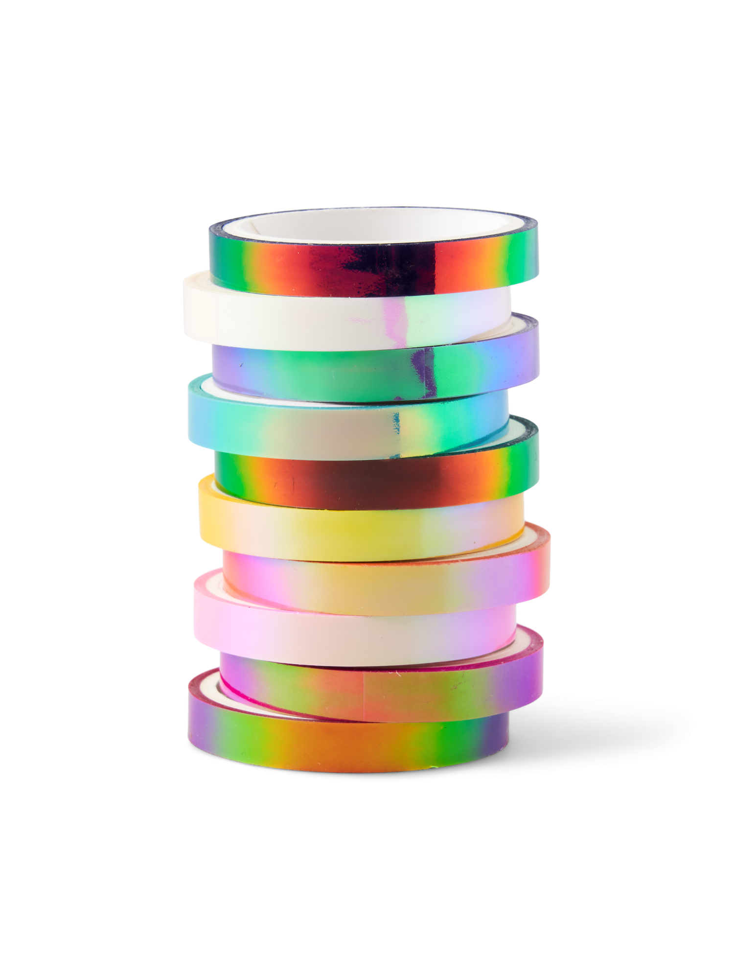 Decorative tape set Paper/polypropylene. 6 mm x 3 m. 10 pcs.