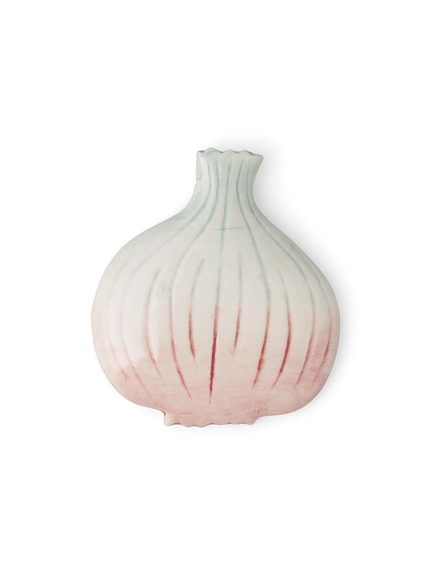 Garlic wall decoration Stoneware. 5.5 x 8 cm.