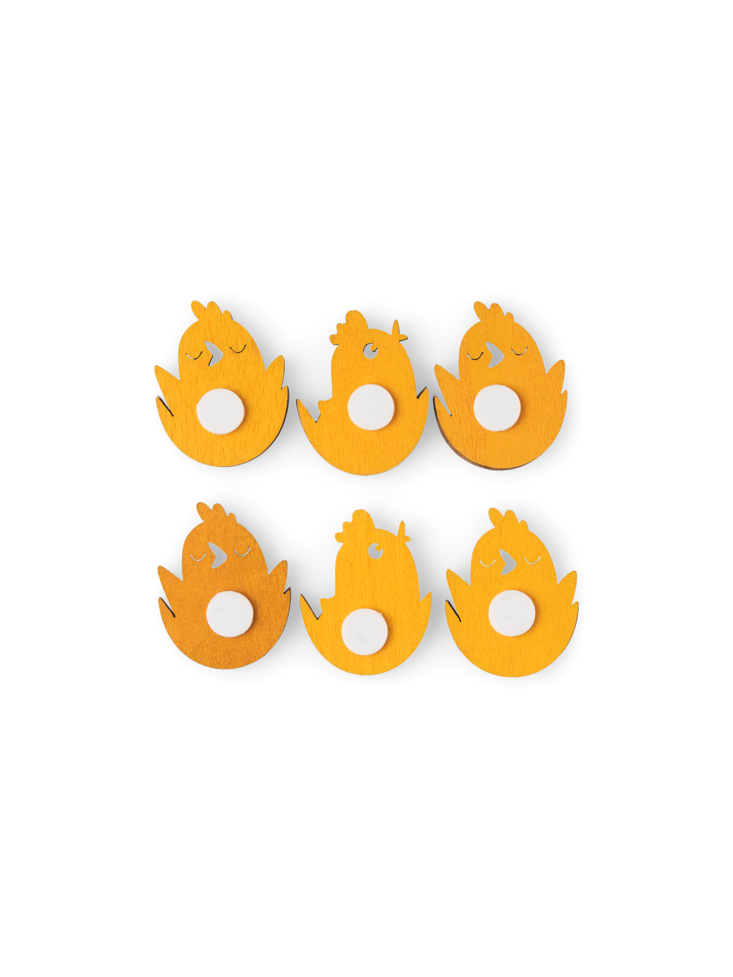 Easter stickers Poplar wood. 6 pcs.