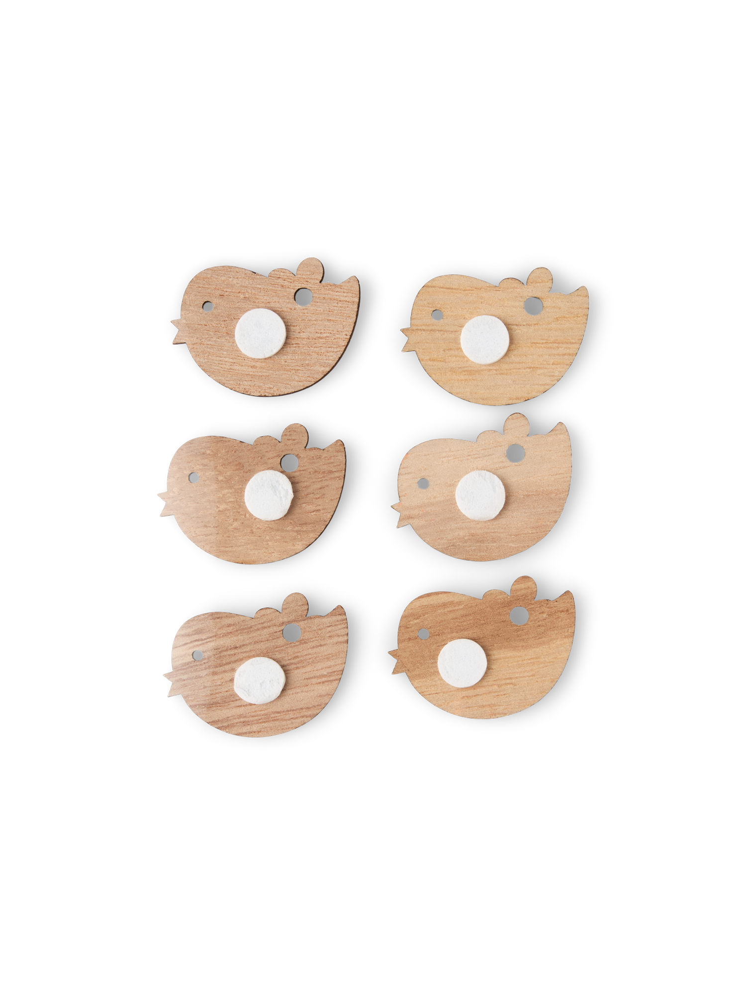 Easter stickers Poplar wood. 6 pcs.