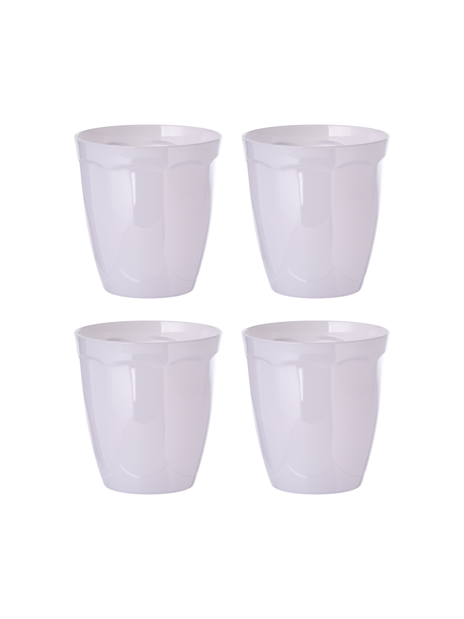 Reusable plastic glasses 4-pack Ø8.5. 4 pcs.