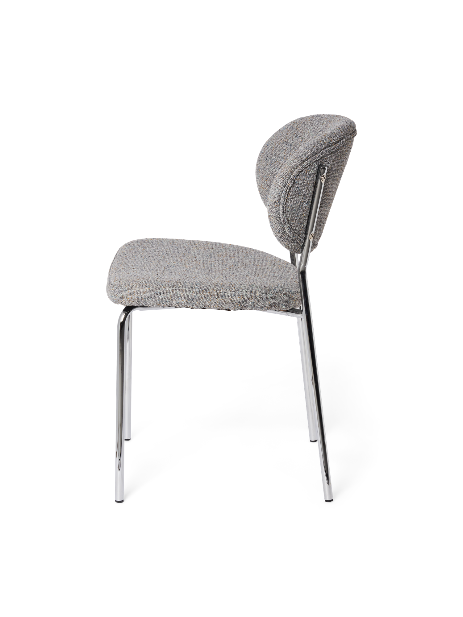 Fabric chair Polyester/foam/iron/poplar wood.