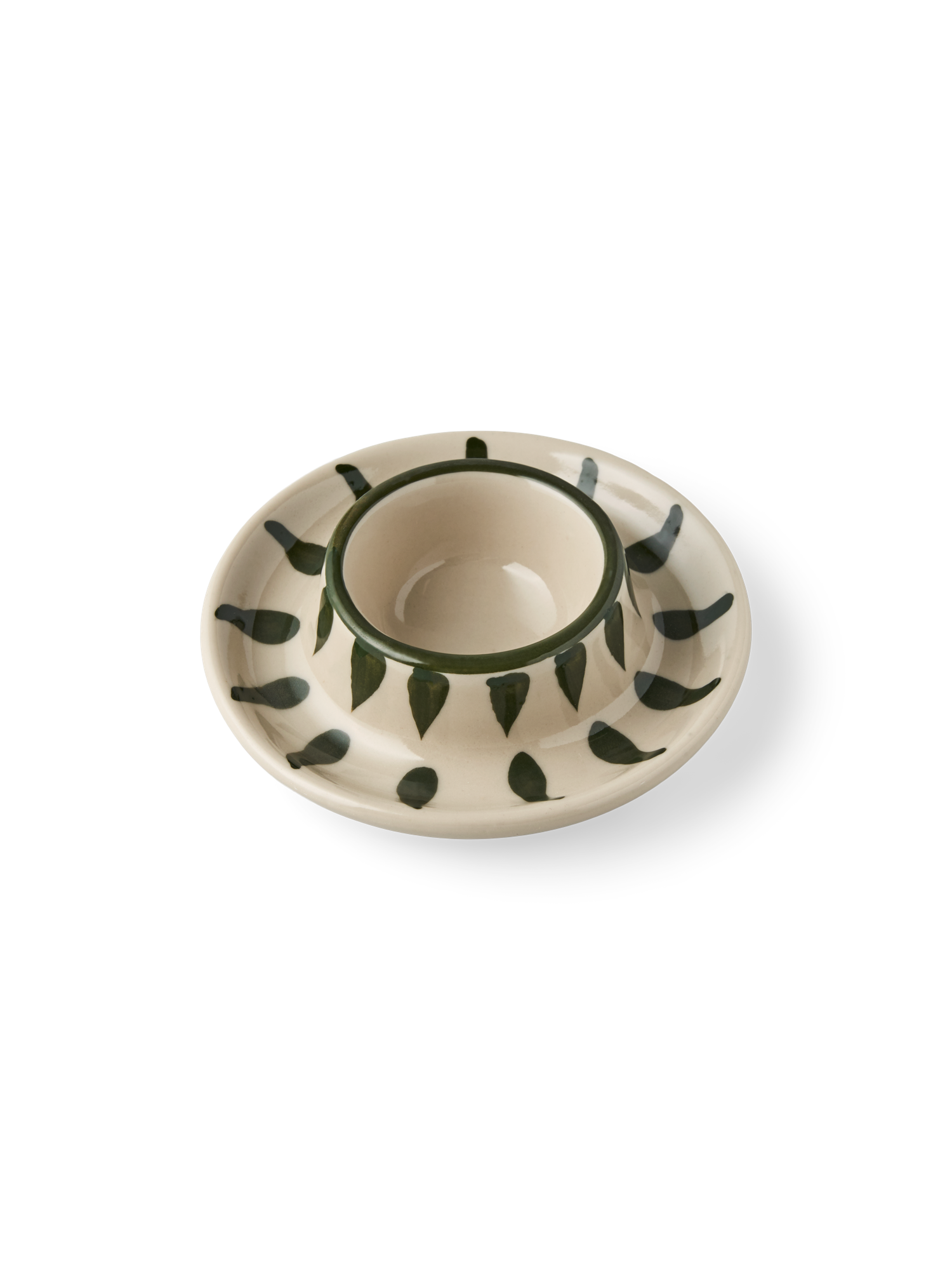 Egg cup Stoneware. Ø9.3 cm.